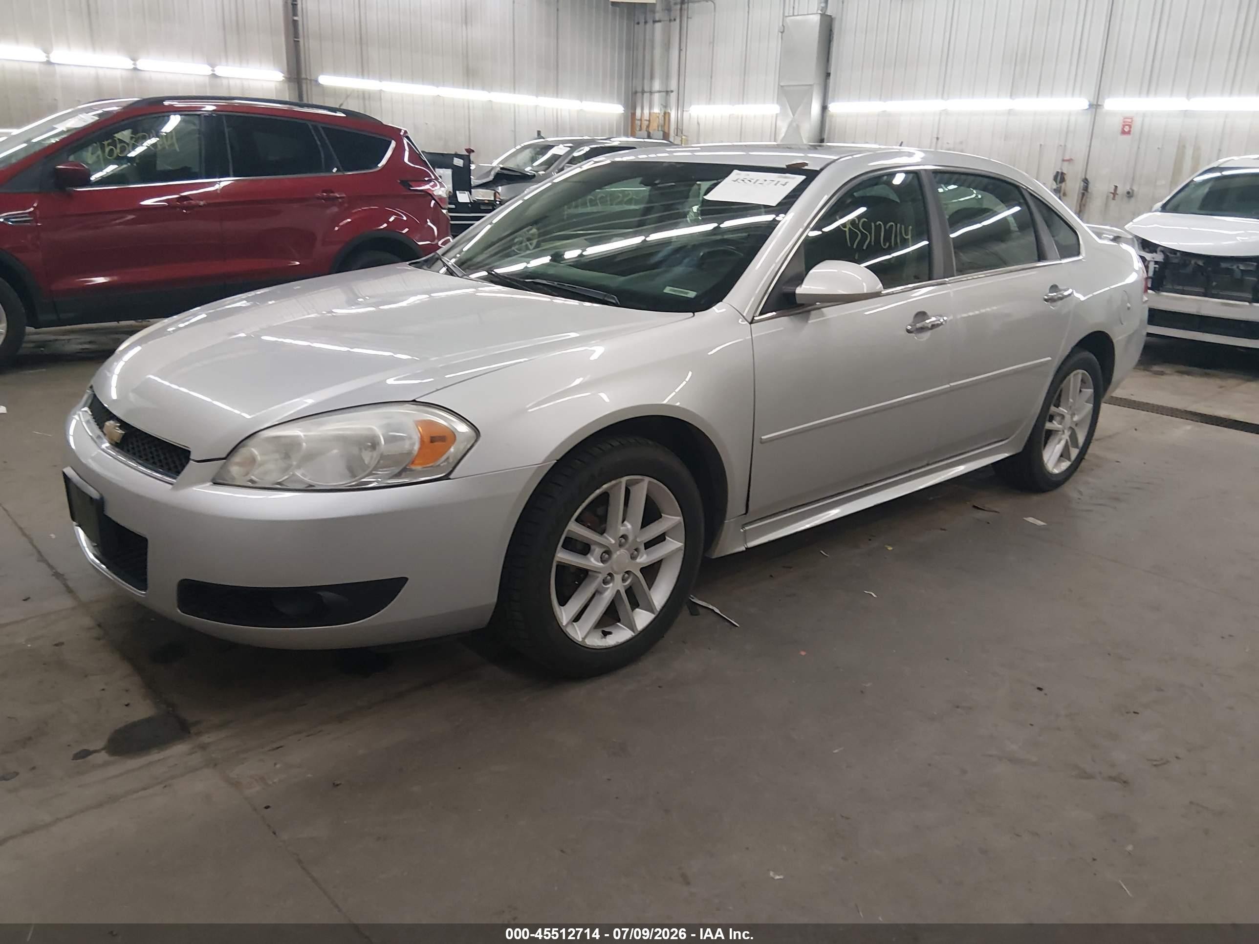 2013 Chevrolet Impala Ltz Silver vin: 2G1WC5E39D1256013
