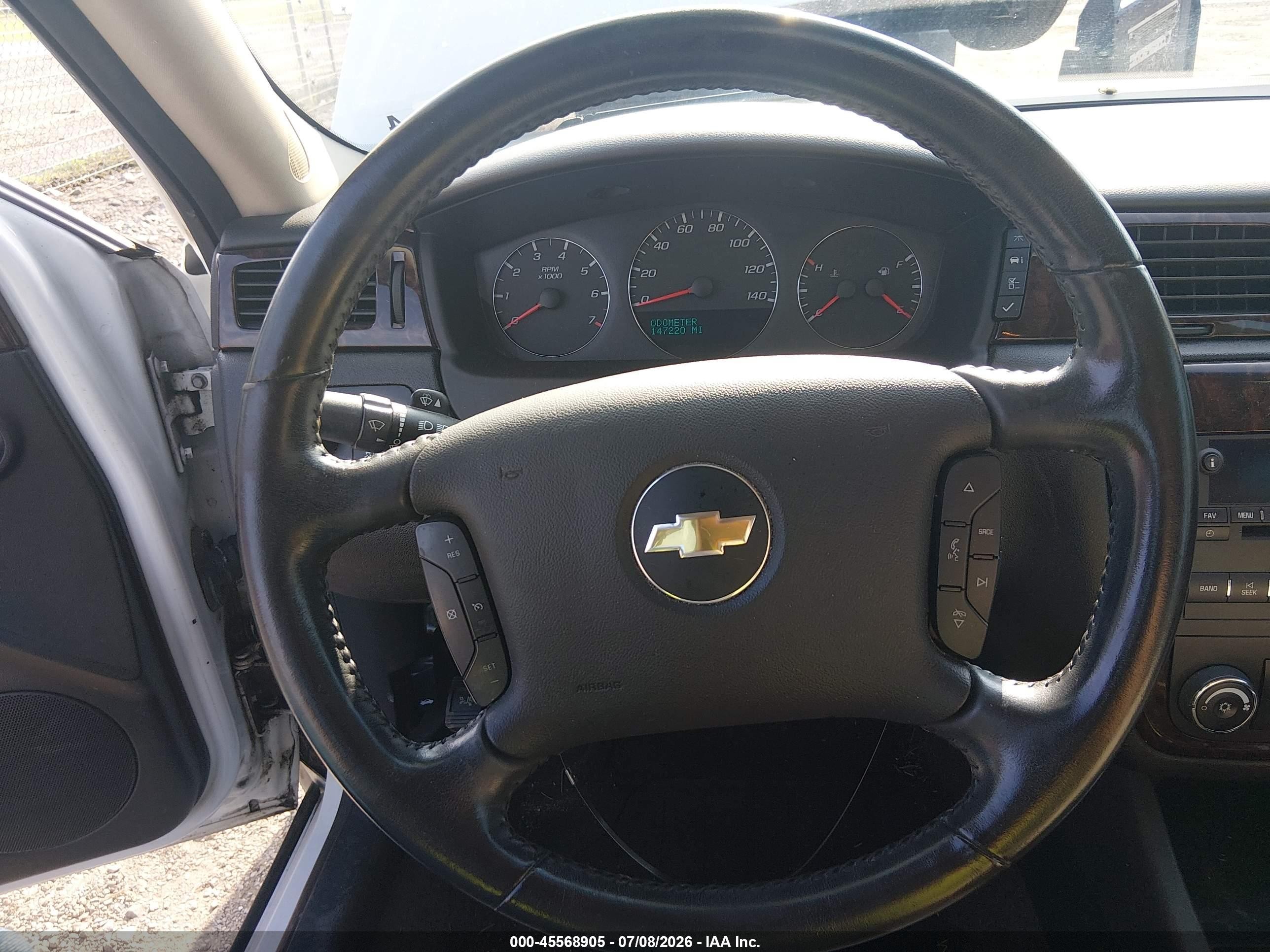 2013 Chevrolet Impala Ltz White vin: 2G1WC5E39D1258957