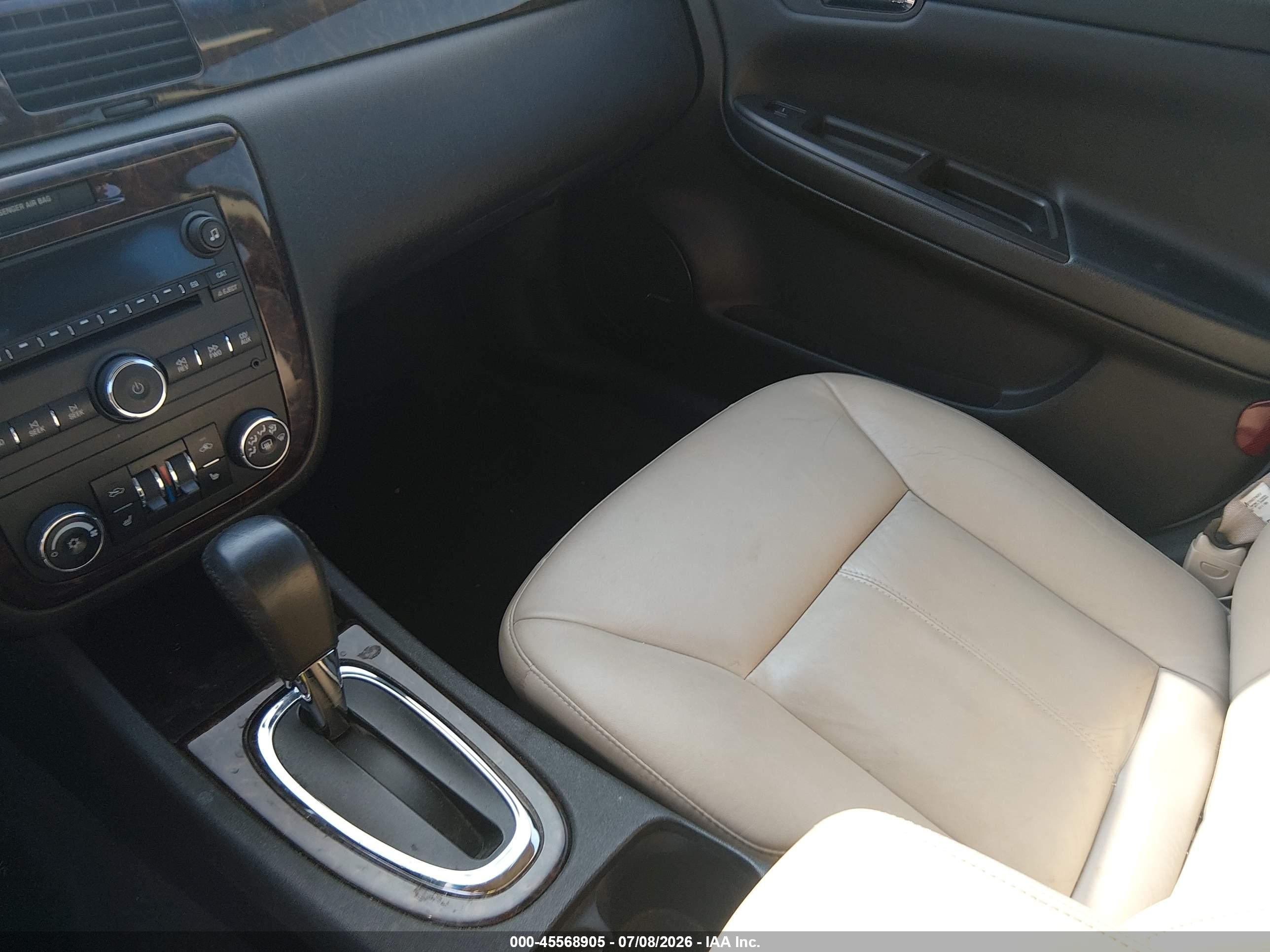 2013 Chevrolet Impala Ltz White vin: 2G1WC5E39D1258957