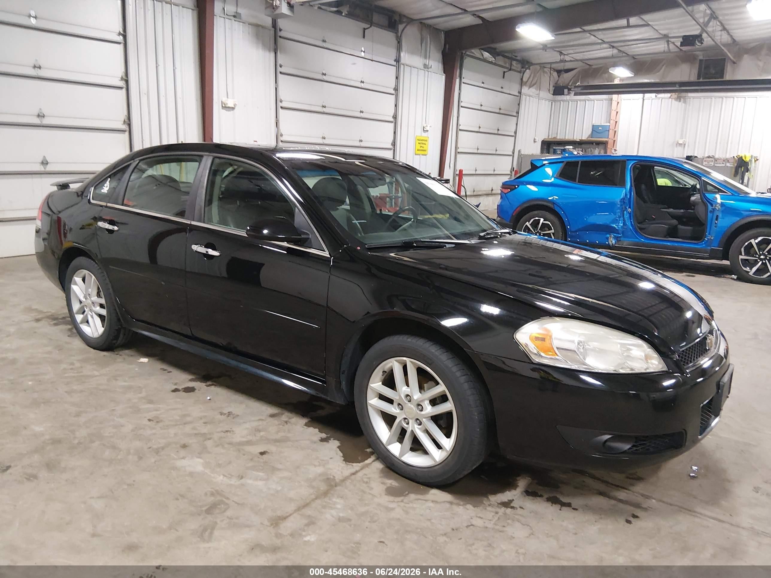 2014 Chevrolet Impala Limited Ltz Black vin: 2G1WC5E39E1115007