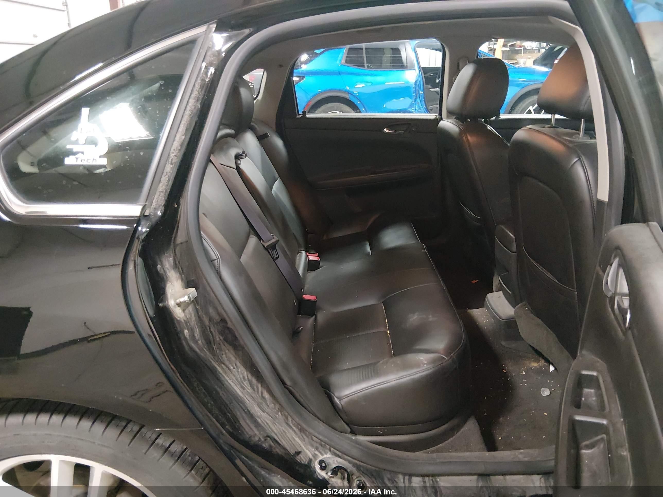 2014 Chevrolet Impala Limited Ltz Black vin: 2G1WC5E39E1115007