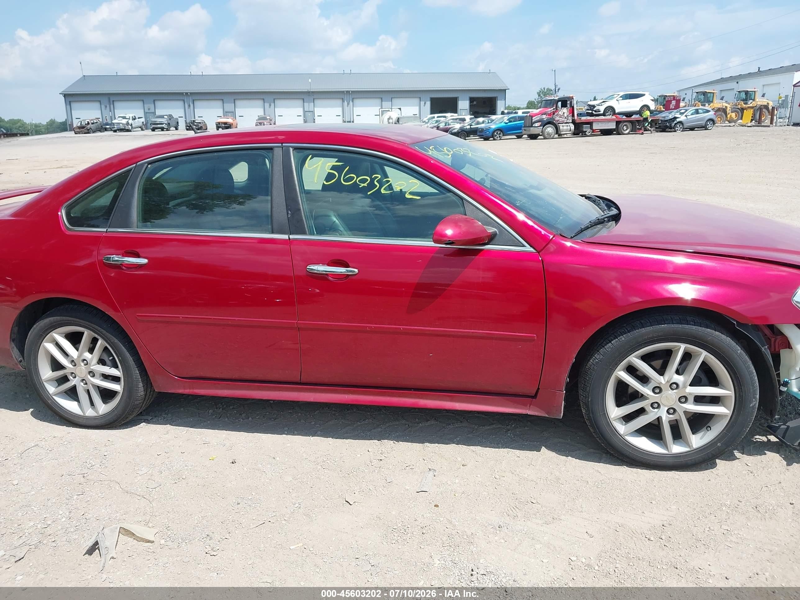 2015 Chevrolet Impala Limited Ltz Red vin: 2G1WC5E39F1123108