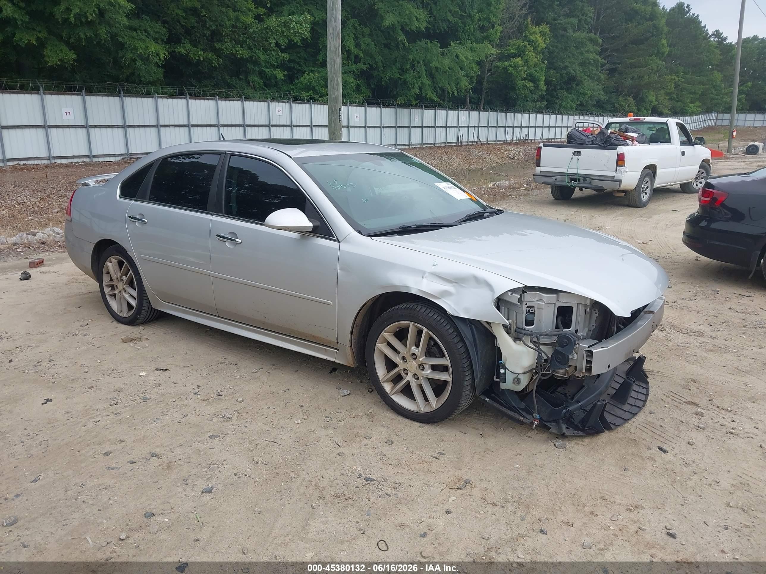 2015 Chevrolet Impala Limited Ltz Silver vin: 2G1WC5E39F1135890