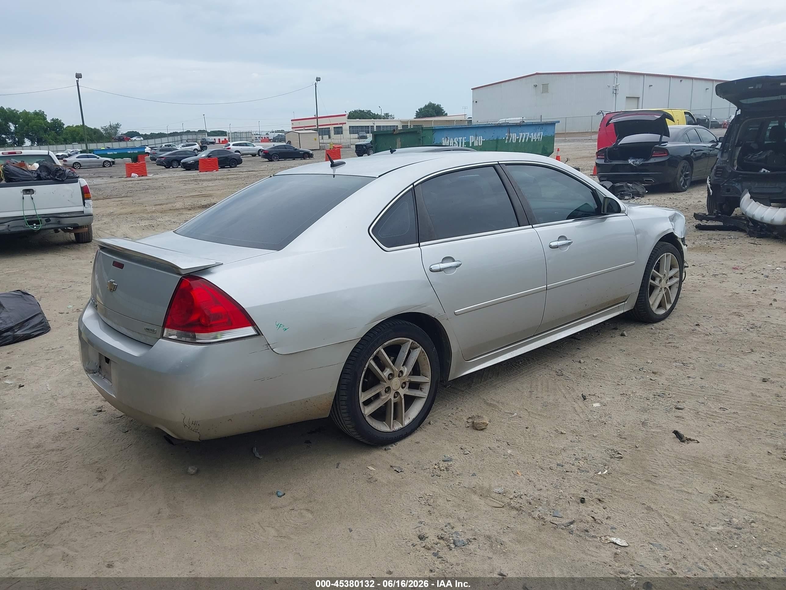 2015 Chevrolet Impala Limited Ltz Silver vin: 2G1WC5E39F1135890