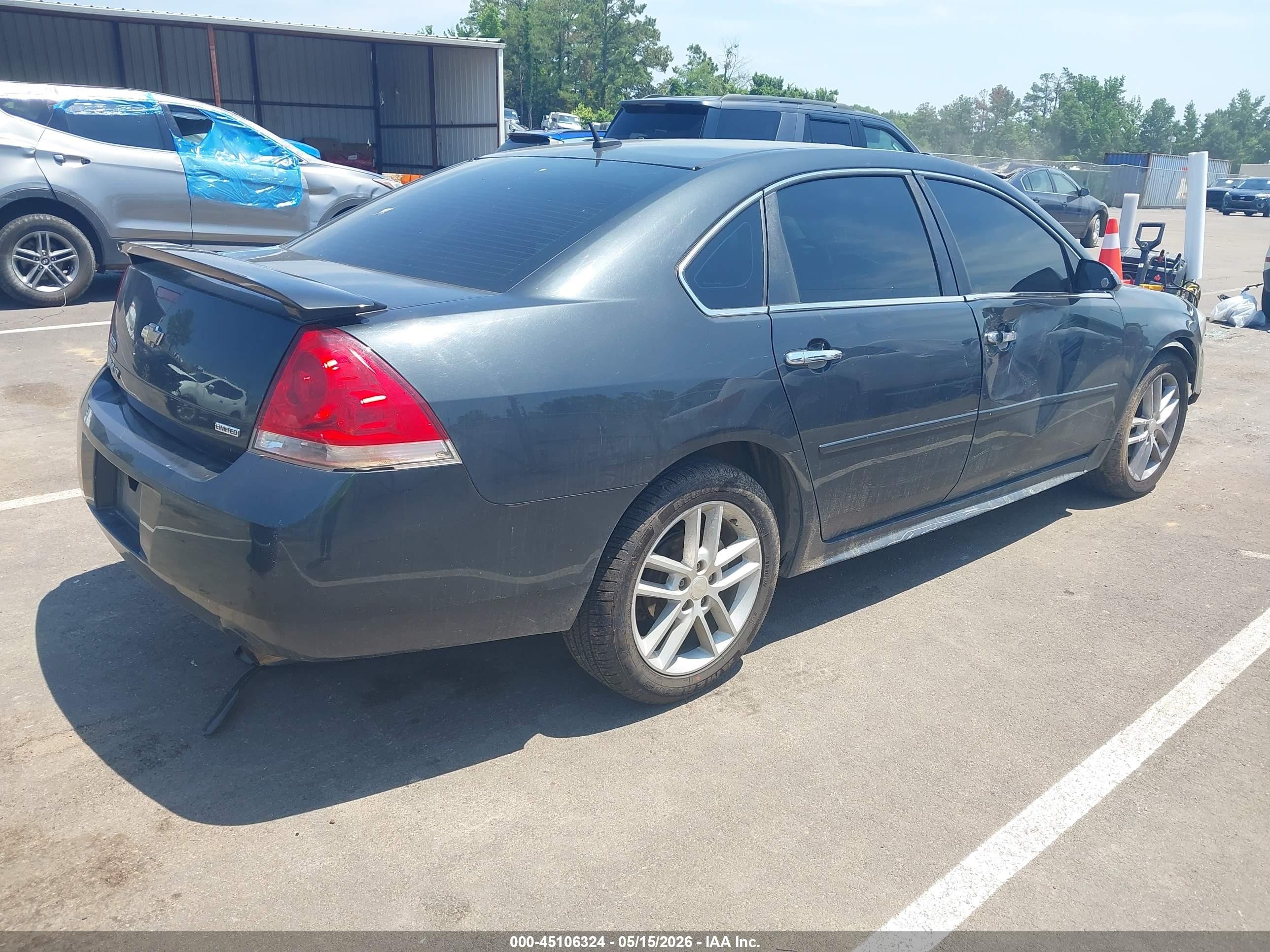 2015 Chevrolet Impala Limited Ltz Gray vin: 2G1WC5E39F1139079