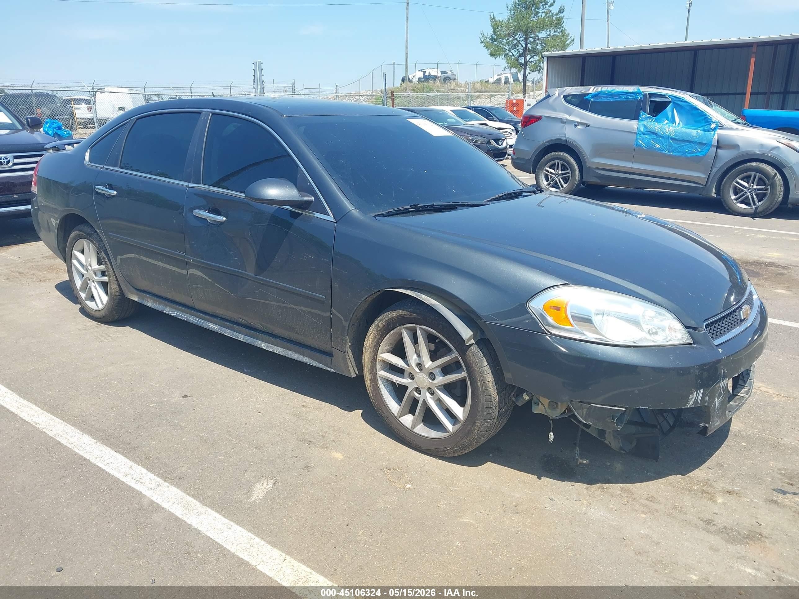 2015 Chevrolet Impala Limited Ltz Gray vin: 2G1WC5E39F1139079