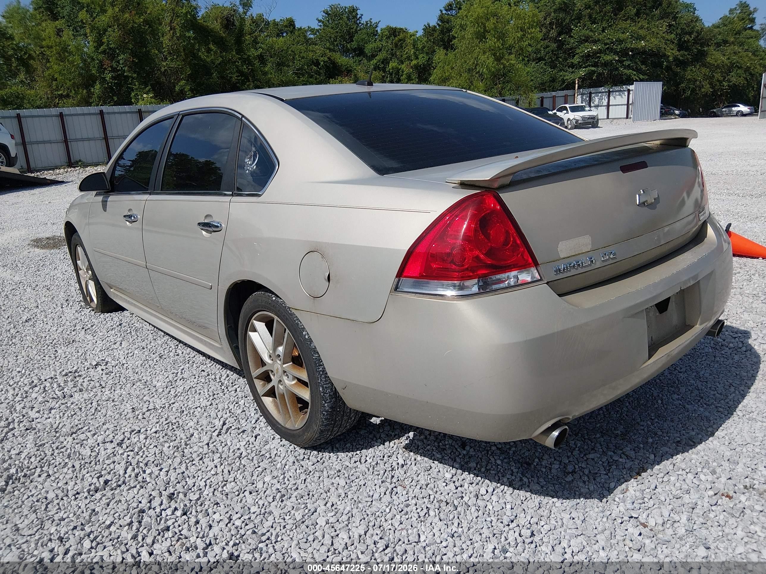 2012 Chevrolet Impala Ltz Золотой vin: 2G1WC5E3XC1114641