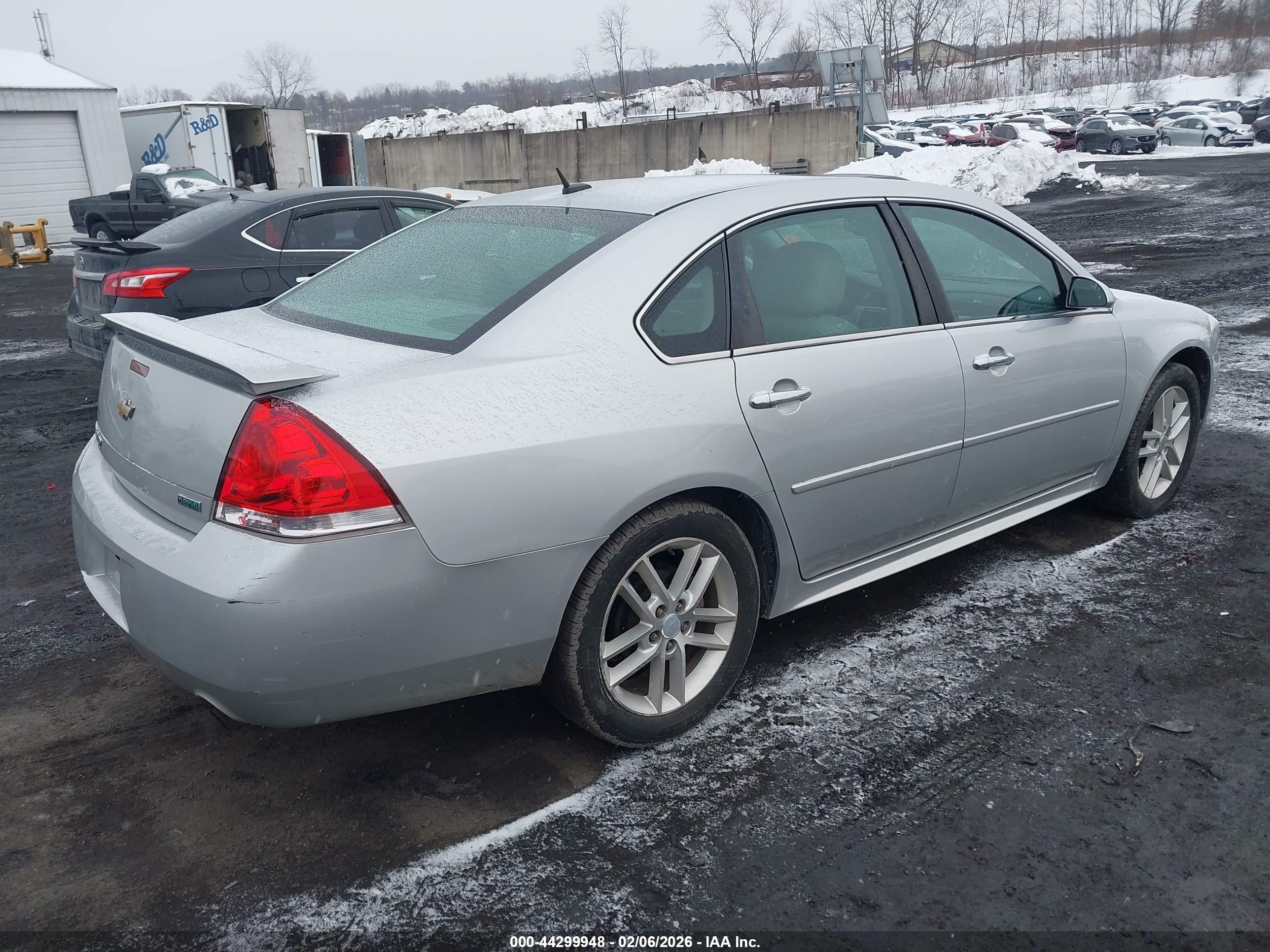 2012 Chevrolet Impala Ltz Silver vin: 2G1WC5E3XC1226808