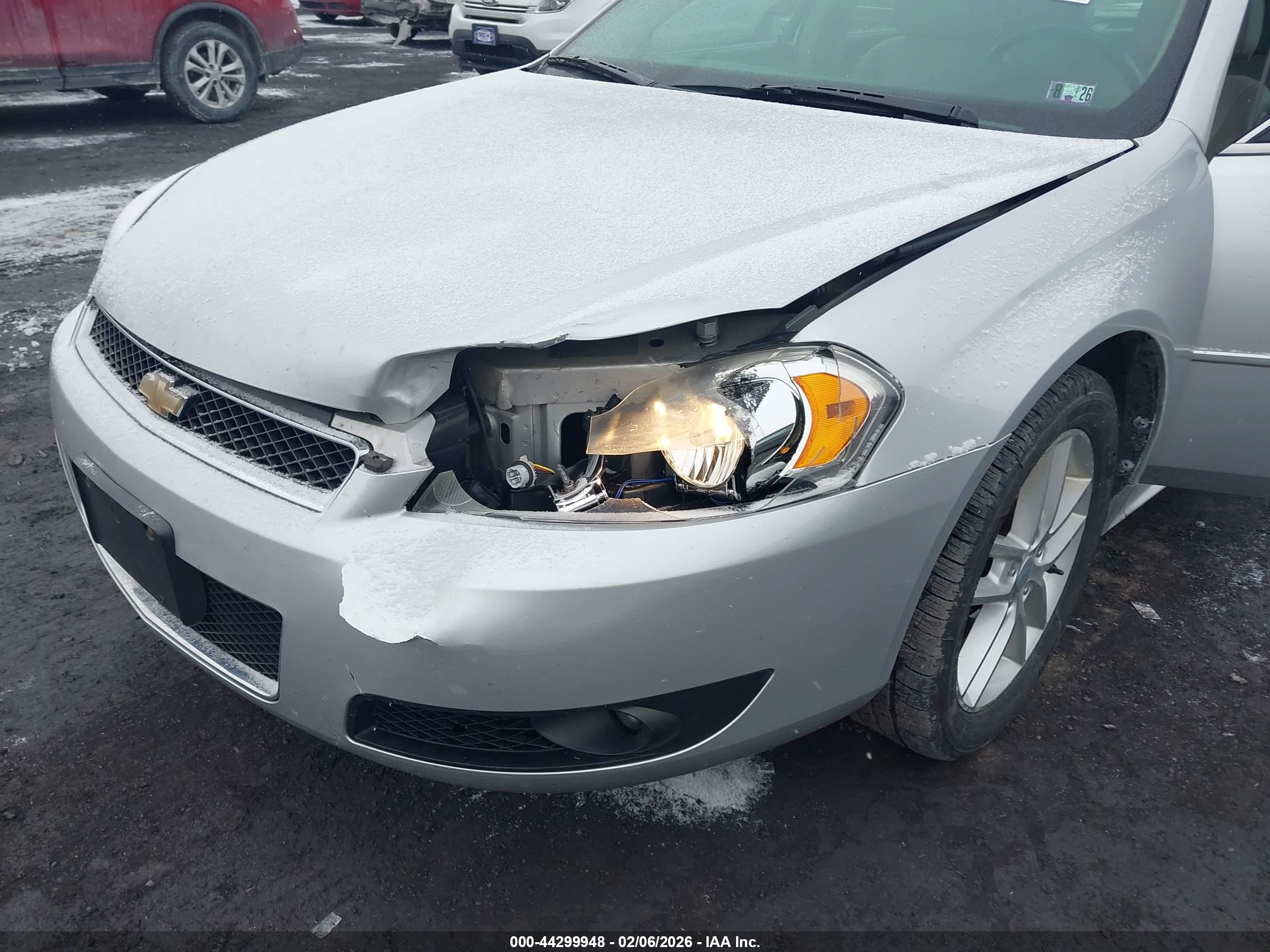 2012 Chevrolet Impala Ltz Silver vin: 2G1WC5E3XC1226808
