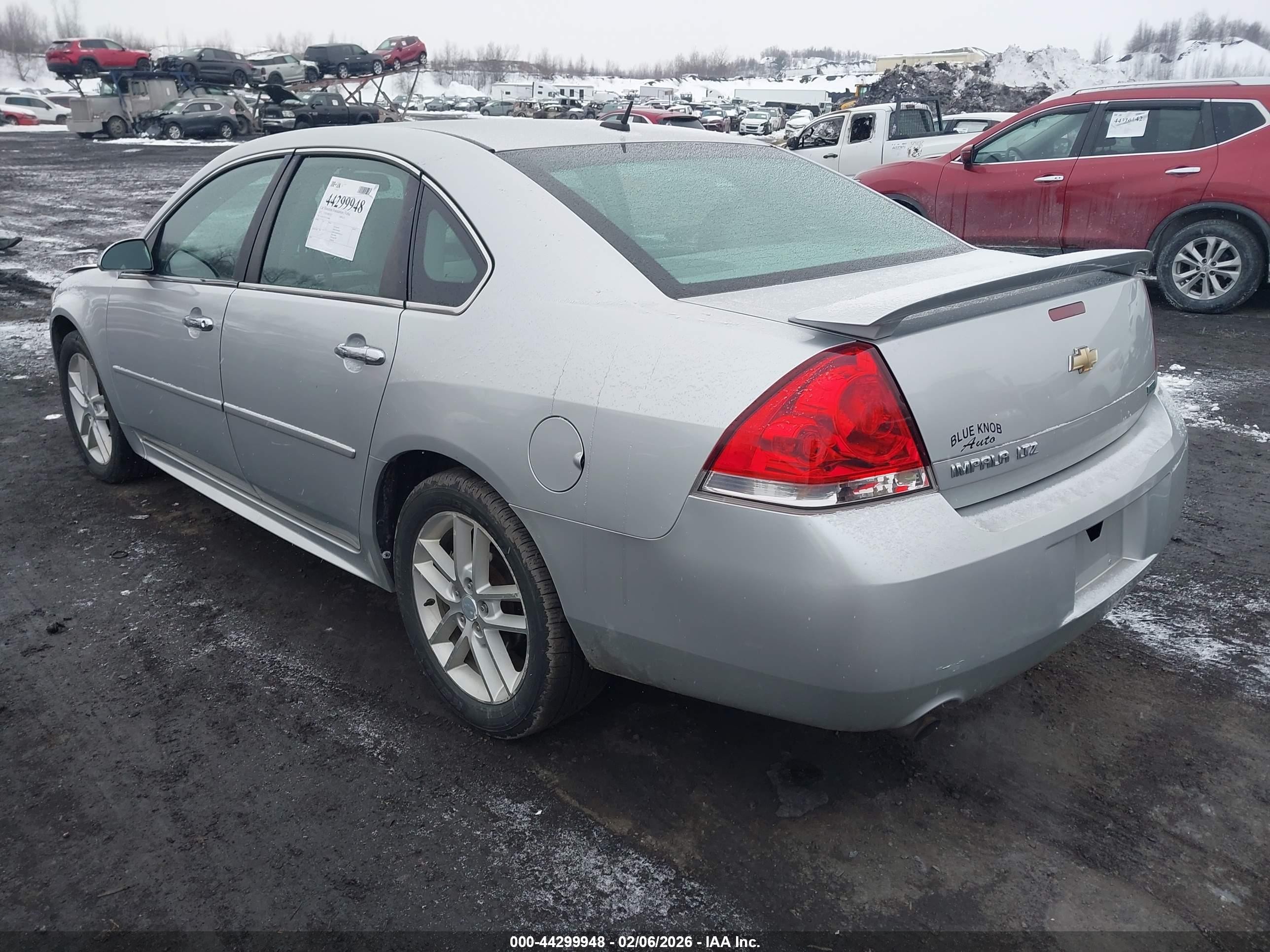 2012 Chevrolet Impala Ltz Silver vin: 2G1WC5E3XC1226808