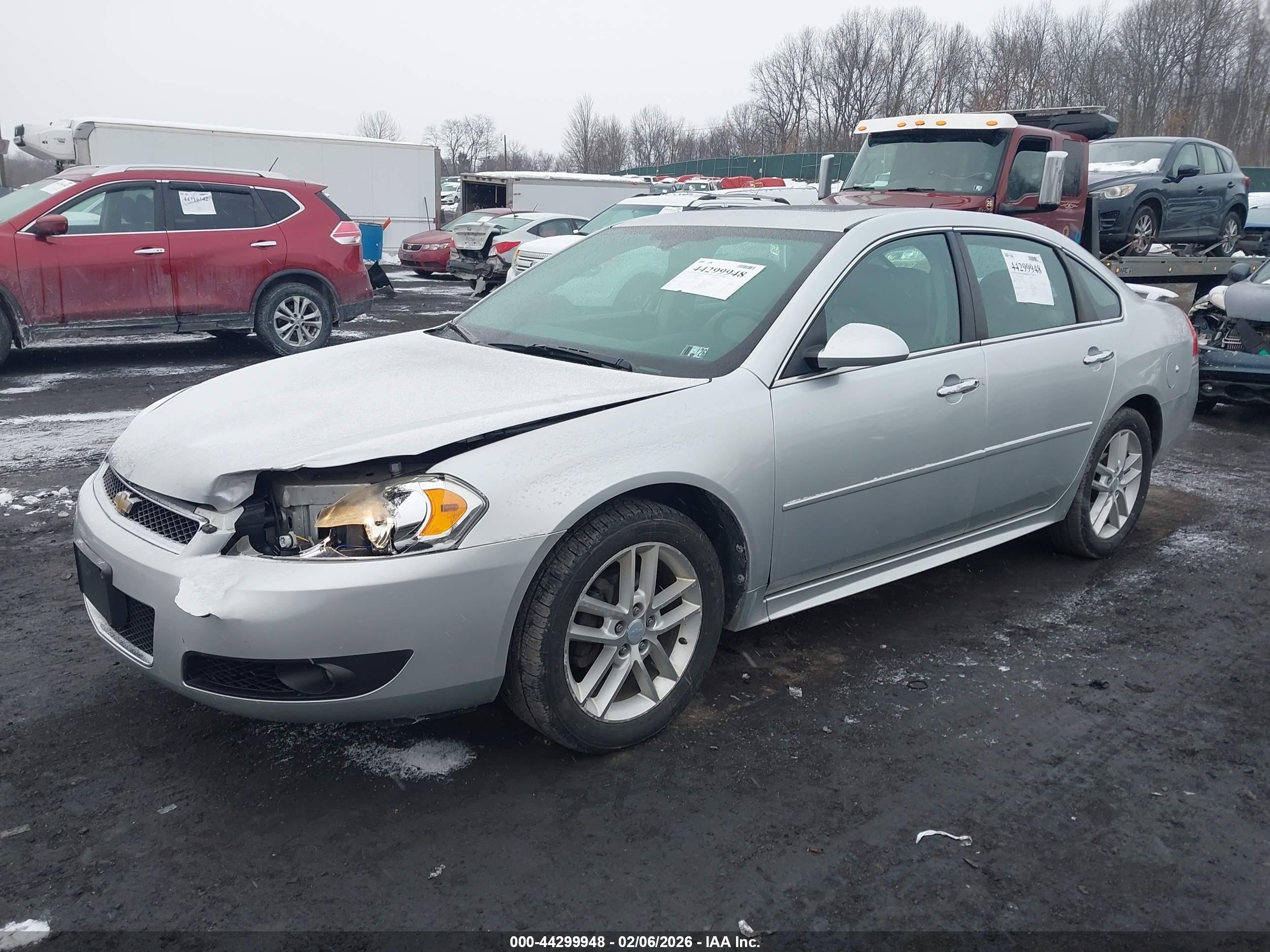 2012 Chevrolet Impala Ltz Silver vin: 2G1WC5E3XC1226808