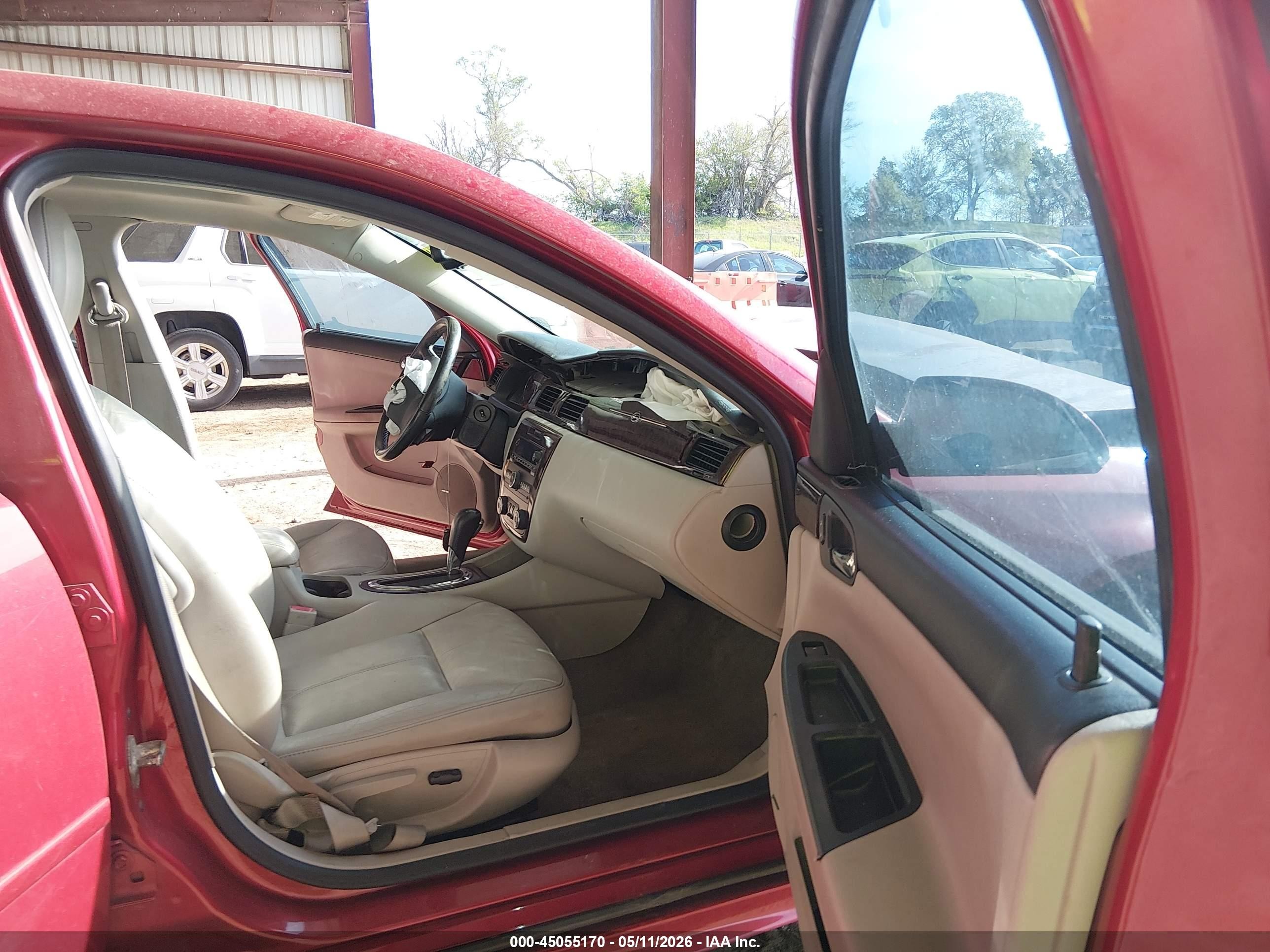 2013 Chevrolet Impala Ltz Red vin: 2G1WC5E3XD1106024