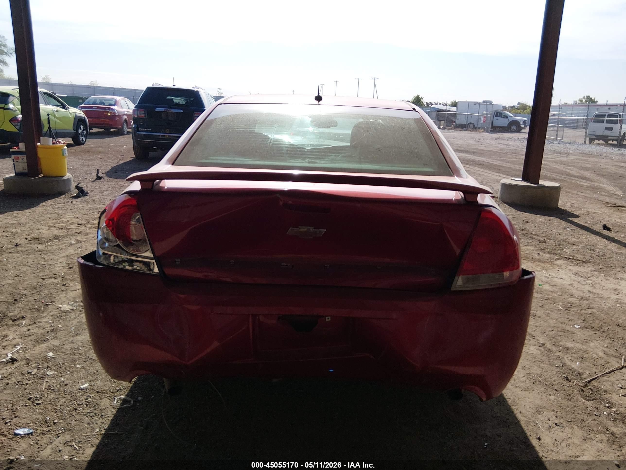2013 Chevrolet Impala Ltz Red vin: 2G1WC5E3XD1106024