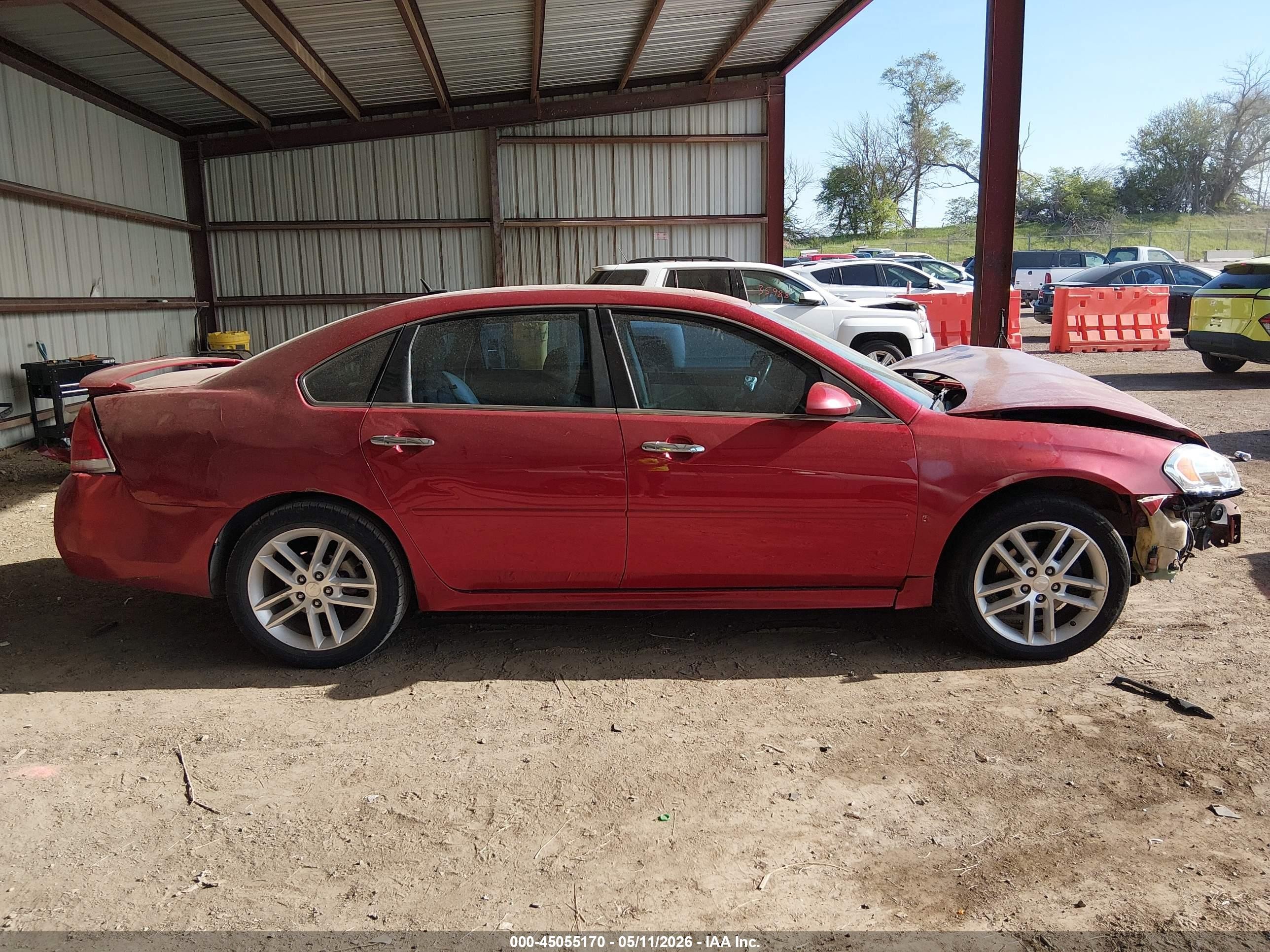 2013 Chevrolet Impala Ltz Red vin: 2G1WC5E3XD1106024