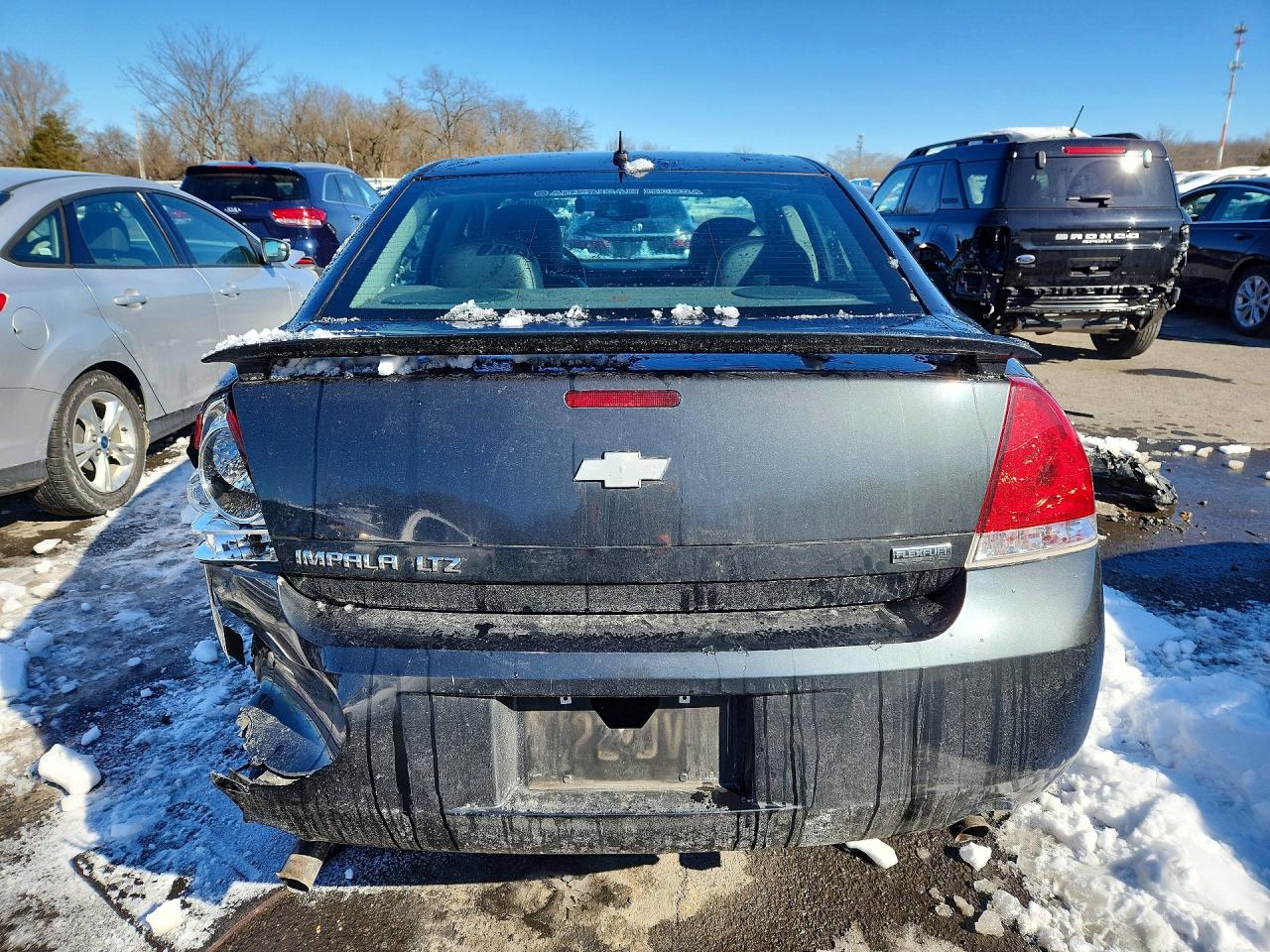 2013 Chevrolet Impala Ltz Gray vin: 2G1WC5E3XD1160567