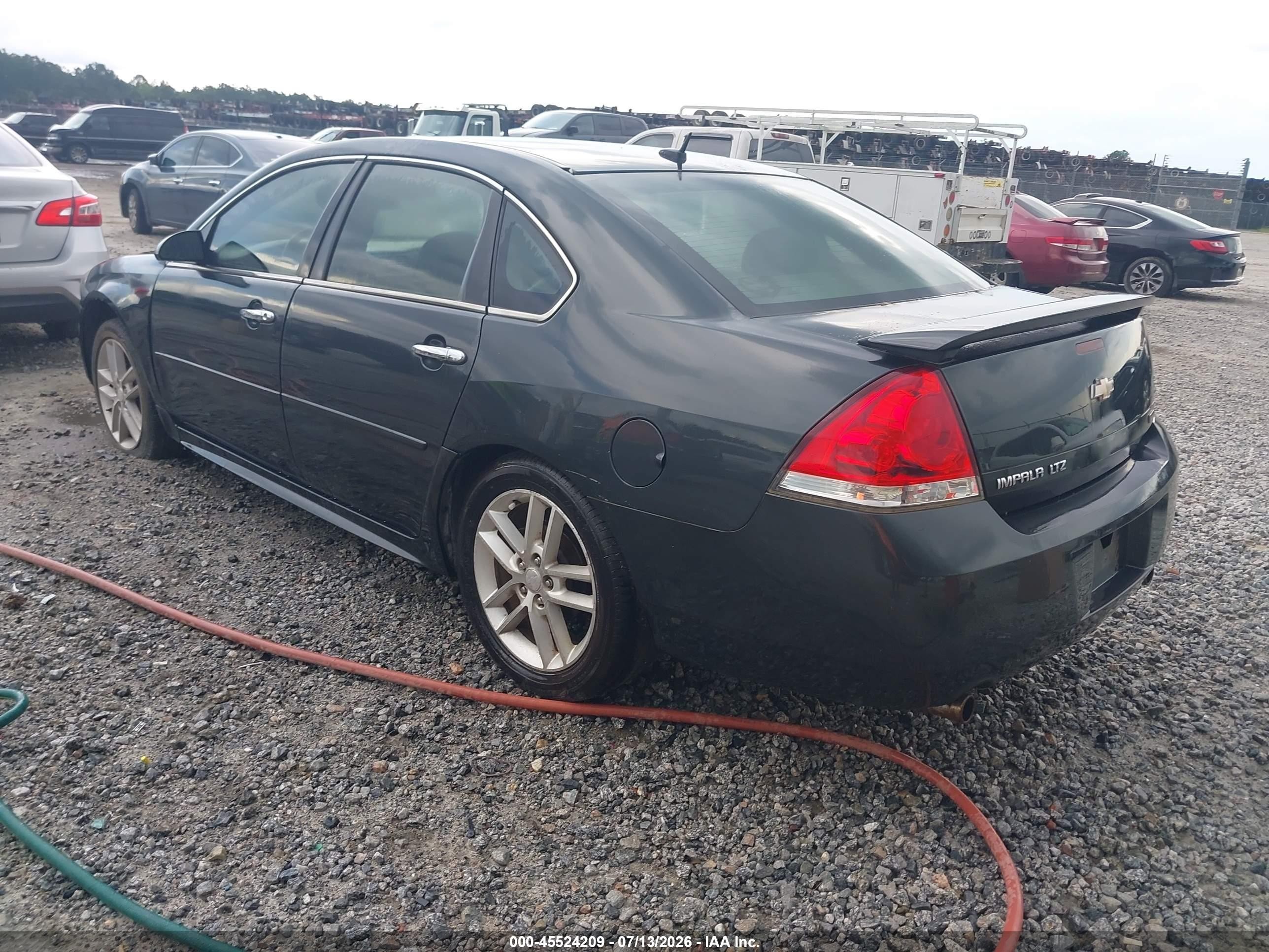 2013 Chevrolet Impala Ltz Black vin: 2G1WC5E3XD1186330