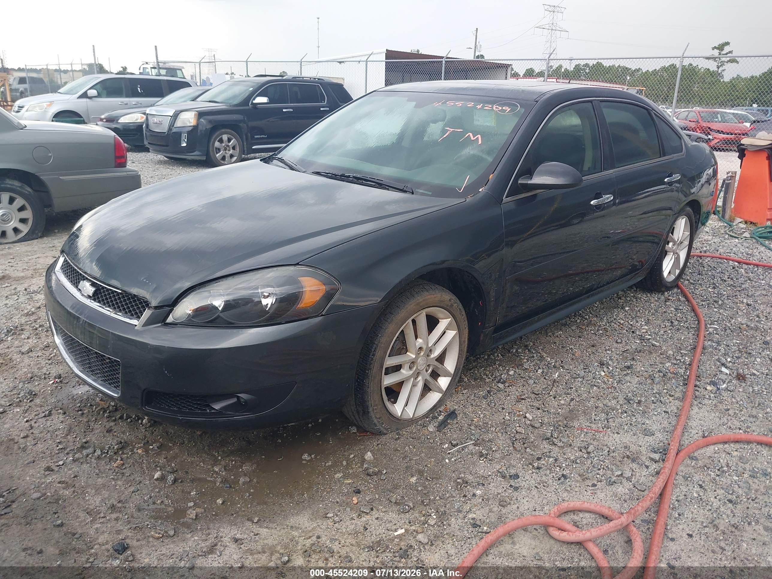 2013 Chevrolet Impala Ltz Black vin: 2G1WC5E3XD1186330