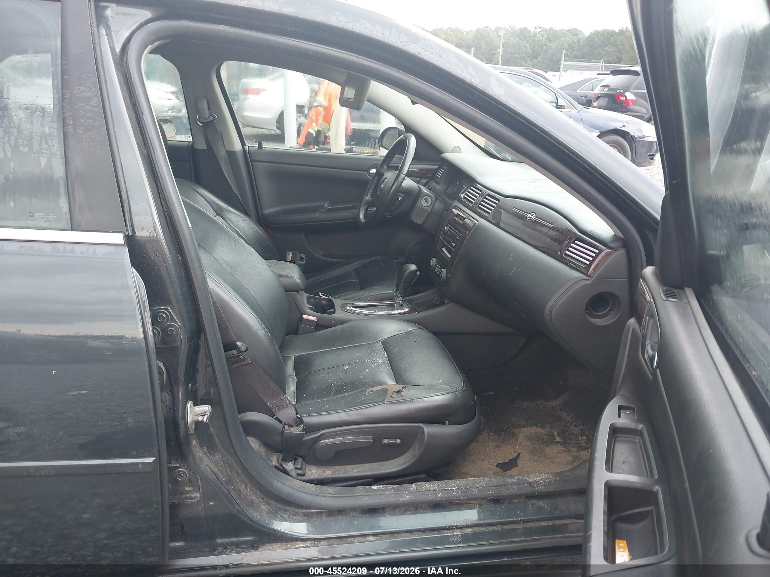 2013 Chevrolet Impala Ltz Black vin: 2G1WC5E3XD1186330