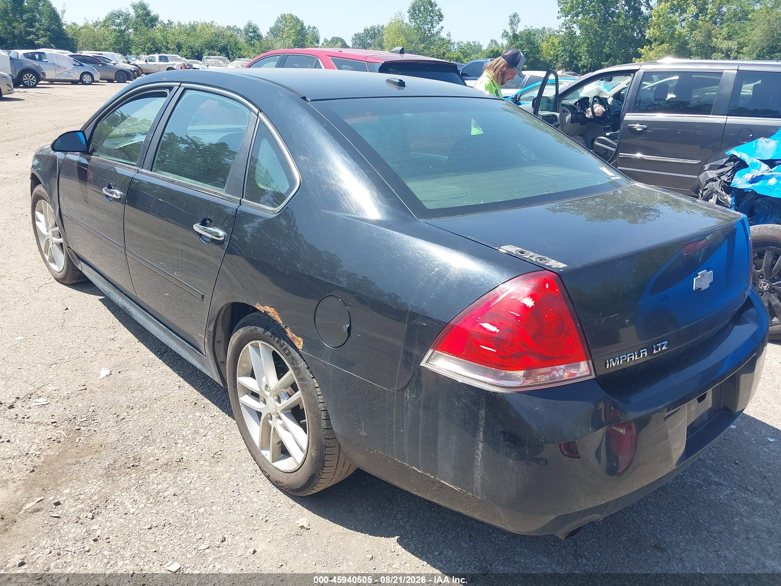 2013 Chevrolet Impala Ltz Черный vin: 2G1WC5E3XD1214871