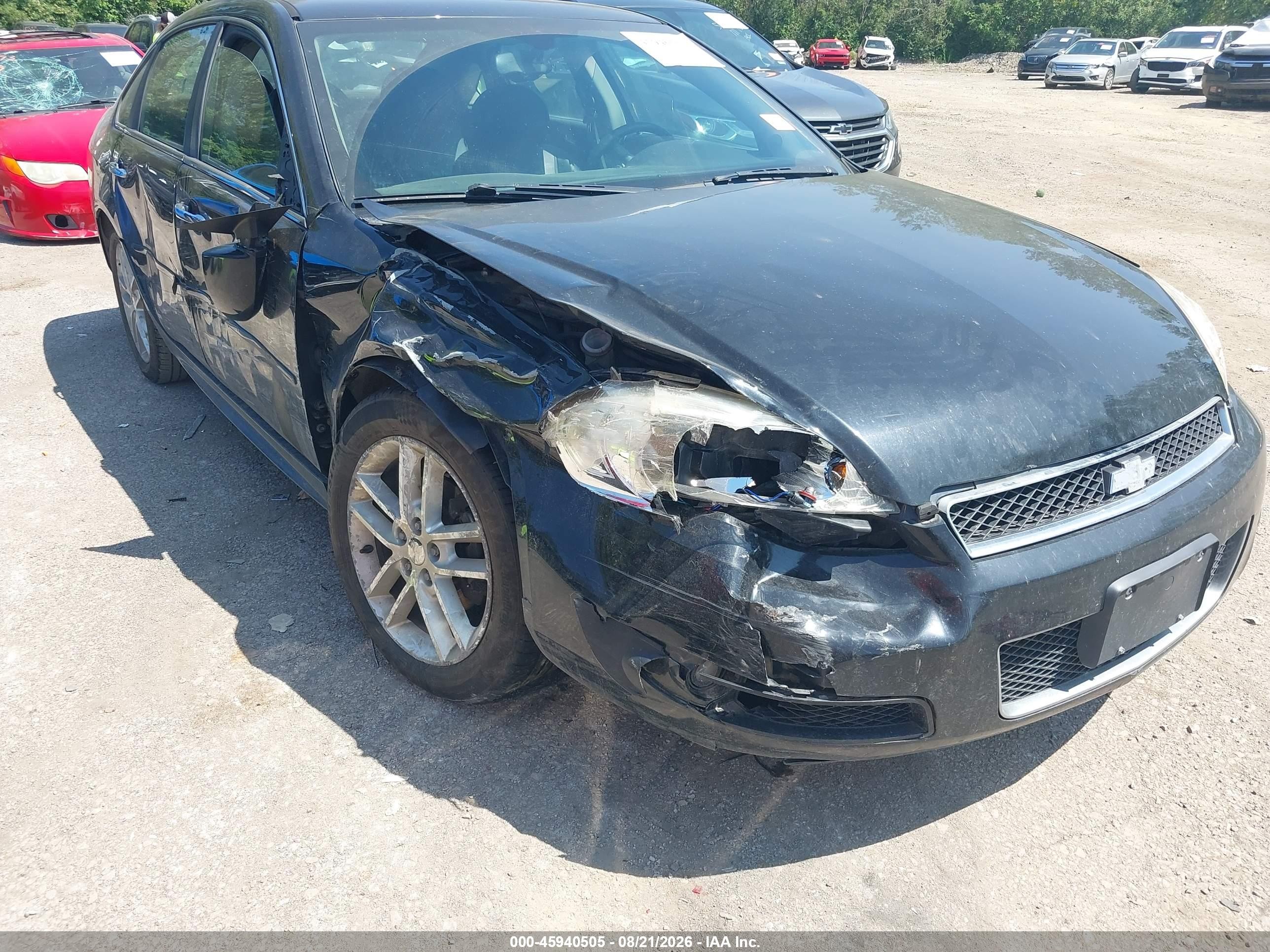 2013 Chevrolet Impala Ltz Черный vin: 2G1WC5E3XD1214871