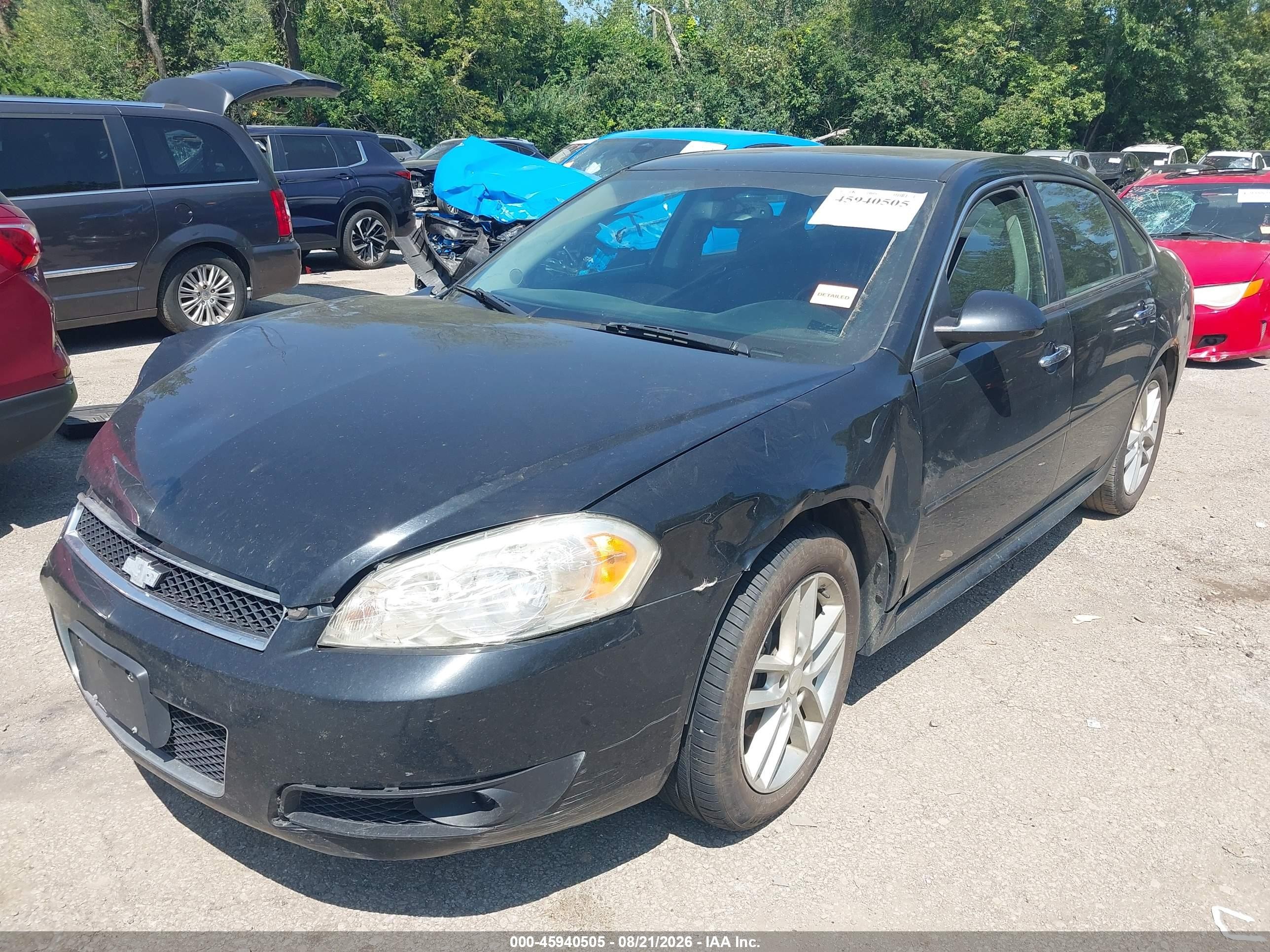 2013 Chevrolet Impala Ltz Черный vin: 2G1WC5E3XD1214871