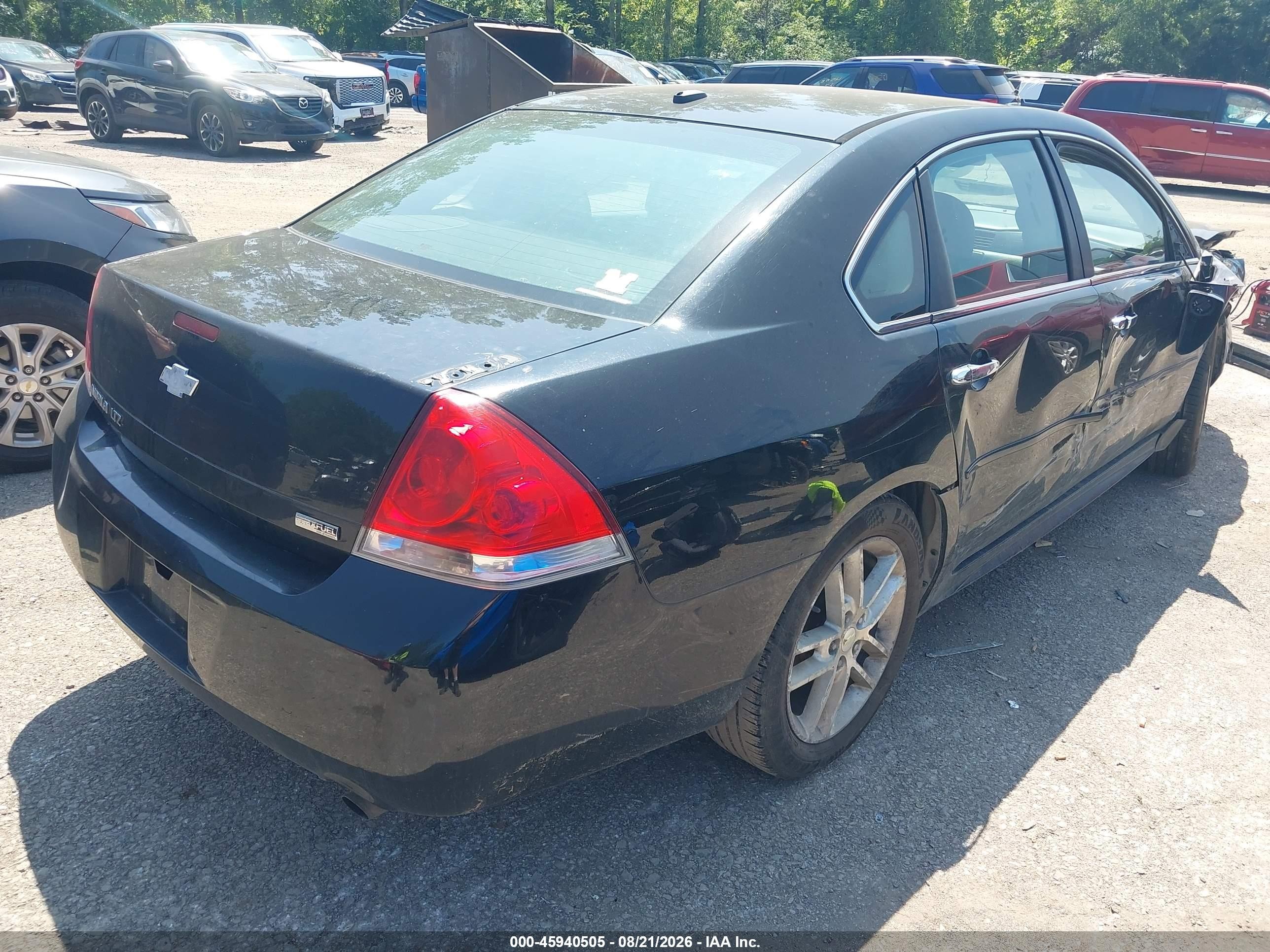 2013 Chevrolet Impala Ltz Черный vin: 2G1WC5E3XD1214871