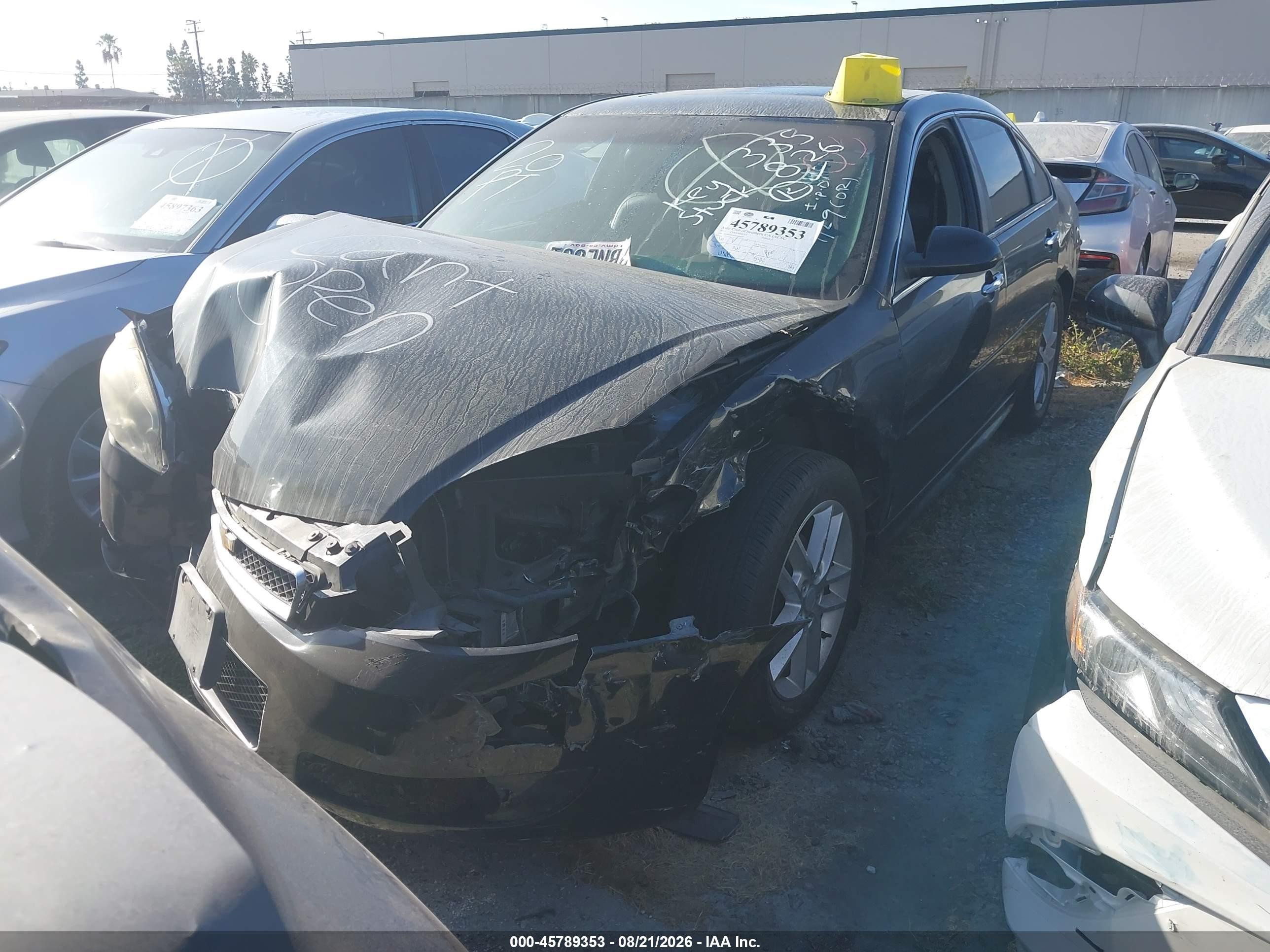 2013 Chevrolet Impala Ltz Black vin: 2G1WC5E3XD1239057