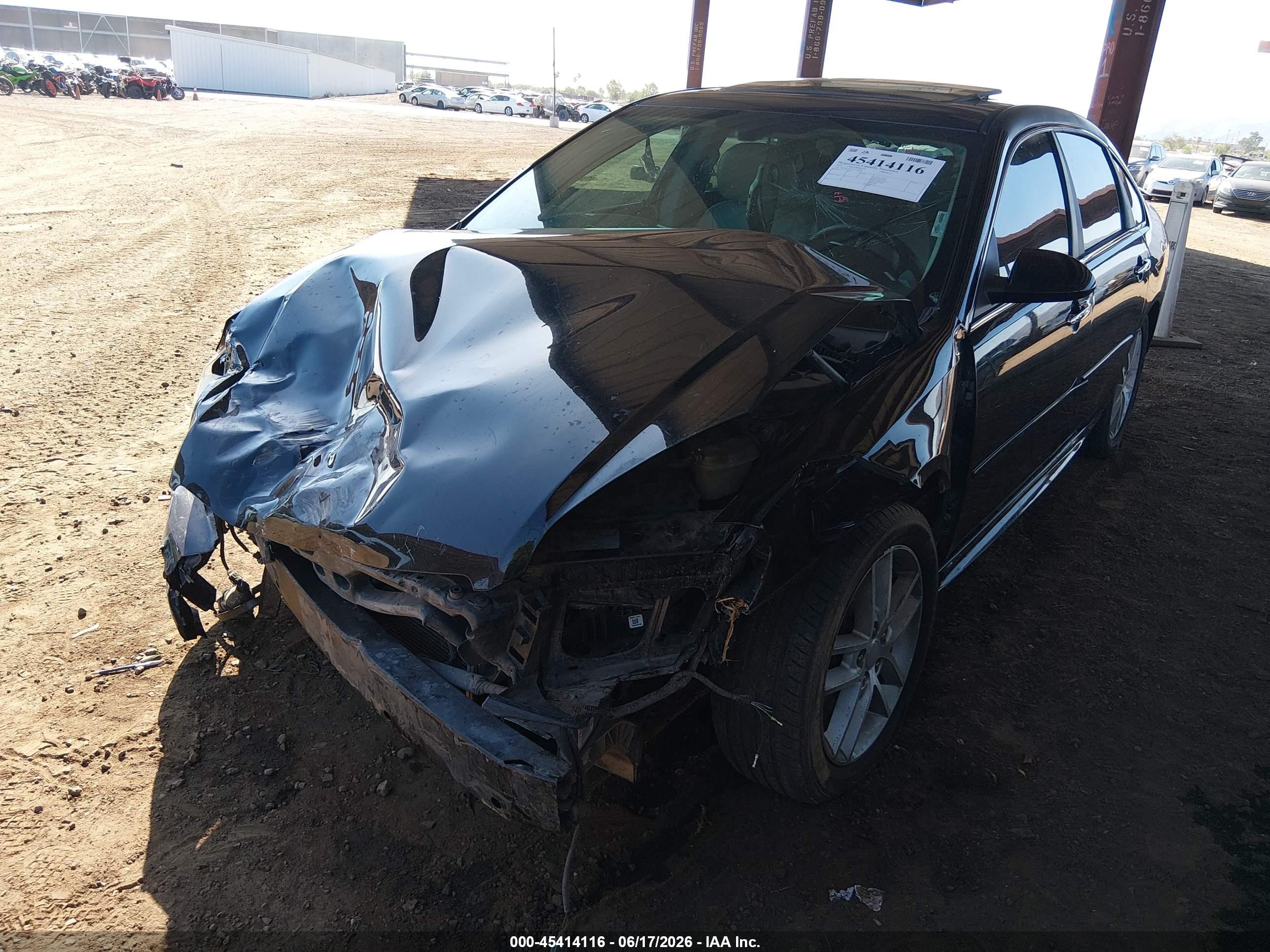 2013 Chevrolet Impala Ltz Black vin: 2G1WC5E3XD1239690