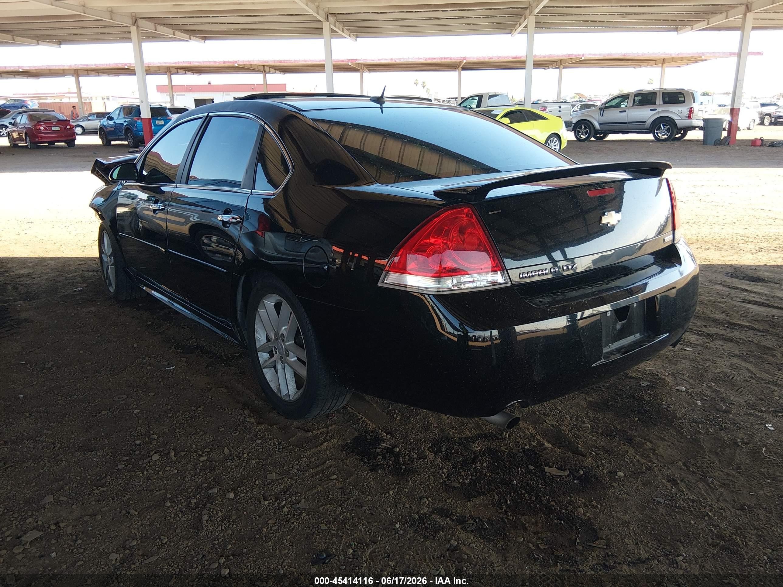 2013 Chevrolet Impala Ltz Black vin: 2G1WC5E3XD1239690