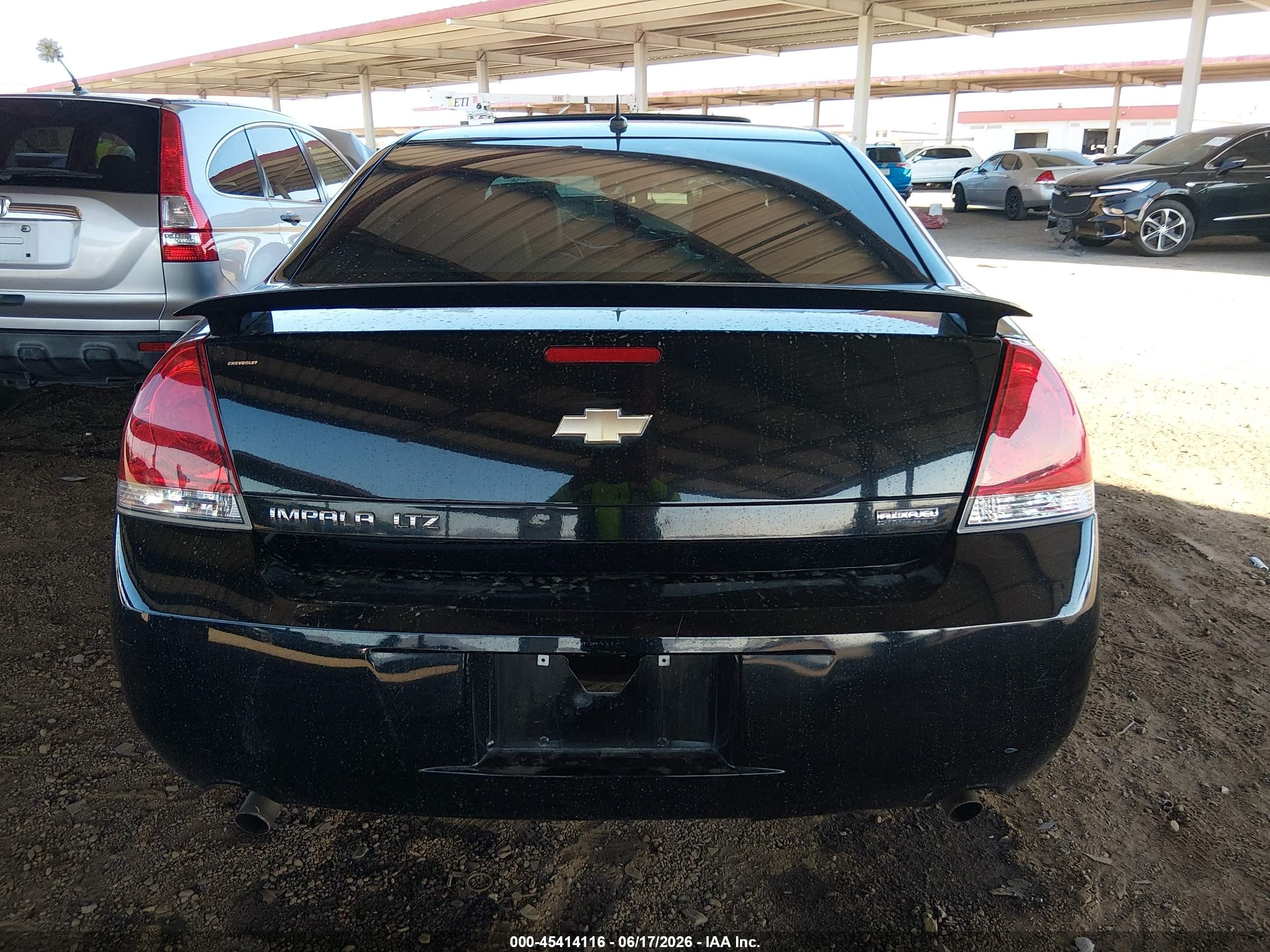 2013 Chevrolet Impala Ltz Black vin: 2G1WC5E3XD1239690