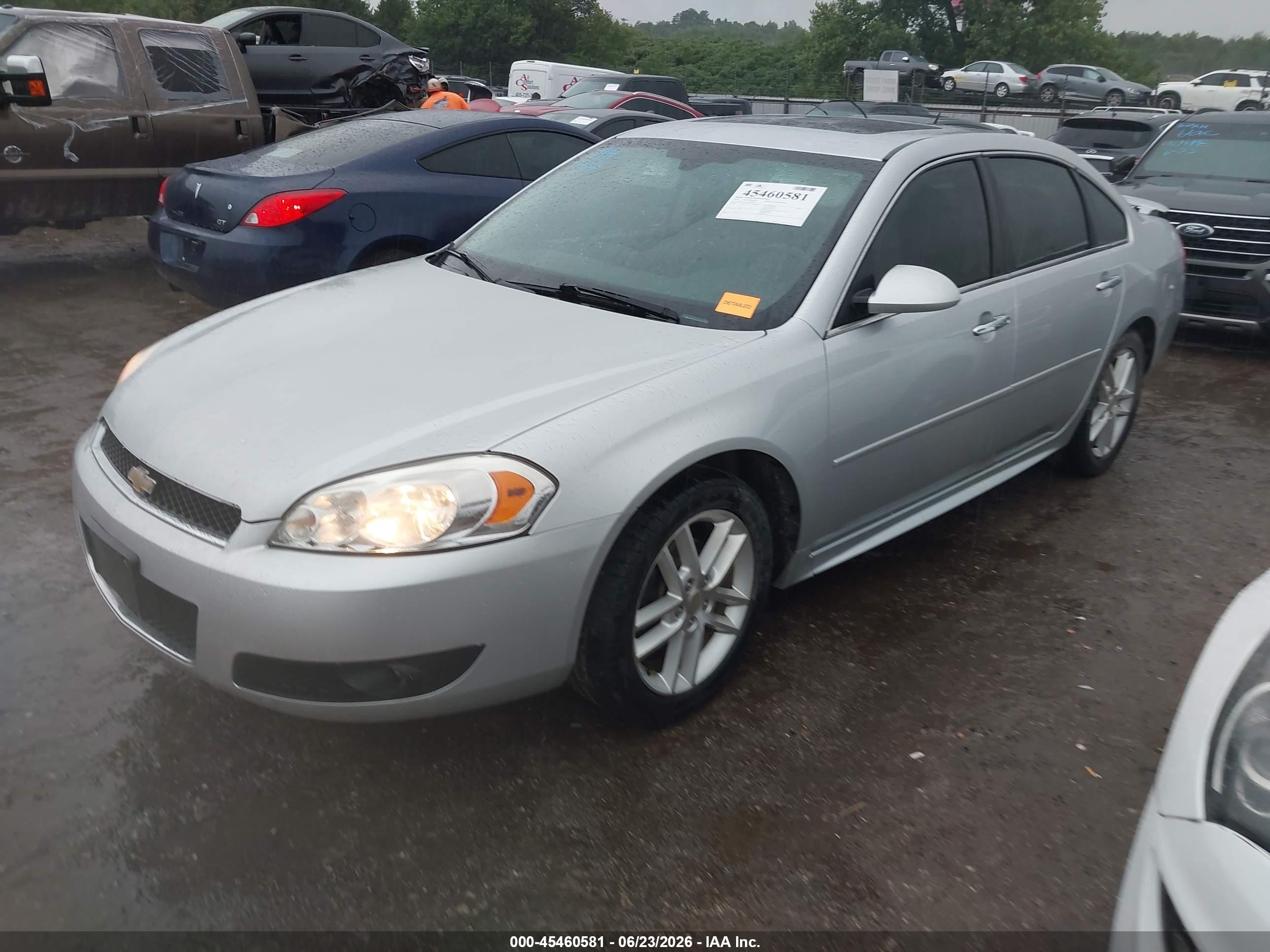 2014 Chevrolet Impala Limited Ltz Silver vin: 2G1WC5E3XE1109328