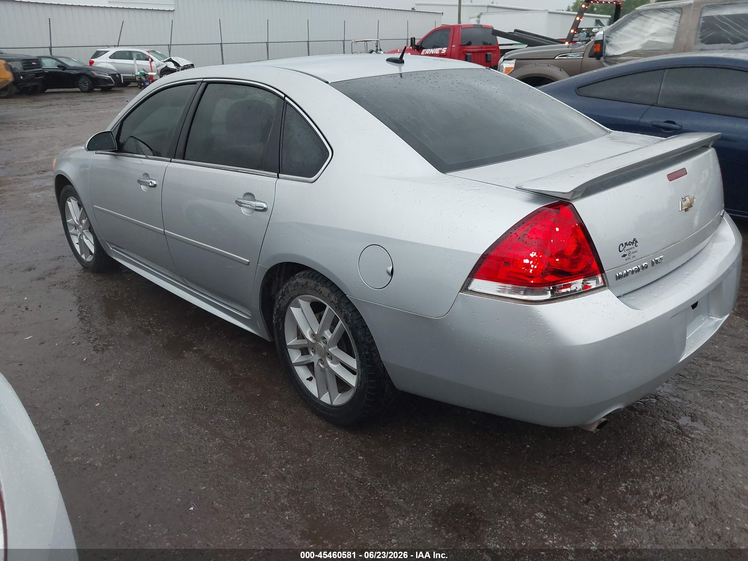 2014 Chevrolet Impala Limited Ltz Silver vin: 2G1WC5E3XE1109328