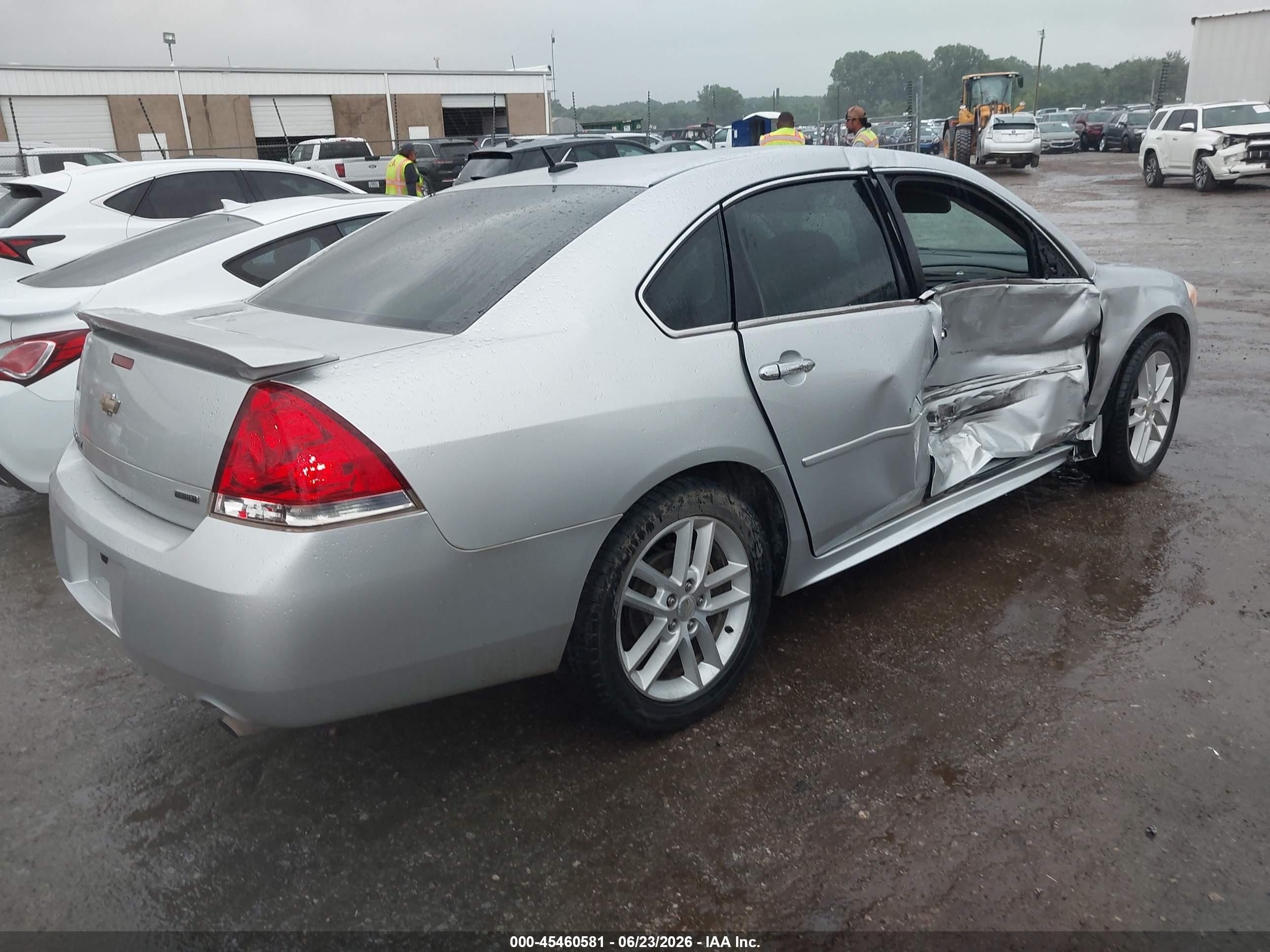 2014 Chevrolet Impala Limited Ltz Silver vin: 2G1WC5E3XE1109328