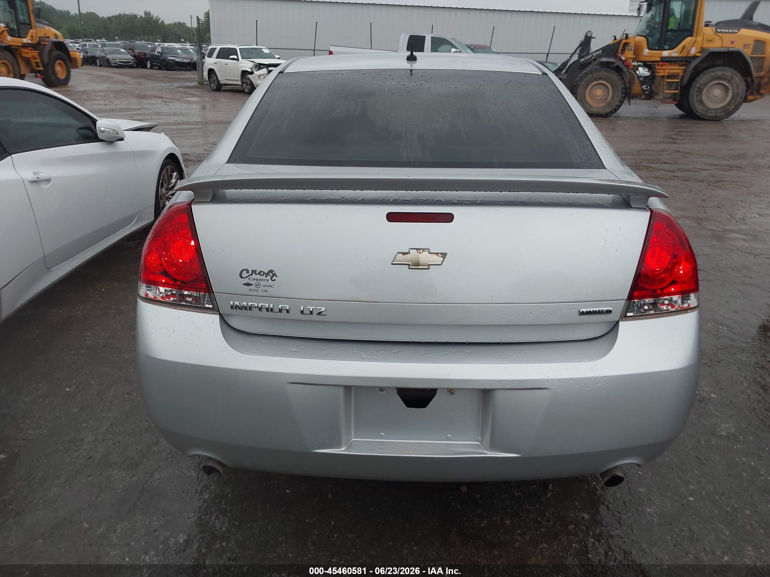 2014 Chevrolet Impala Limited Ltz Silver vin: 2G1WC5E3XE1109328
