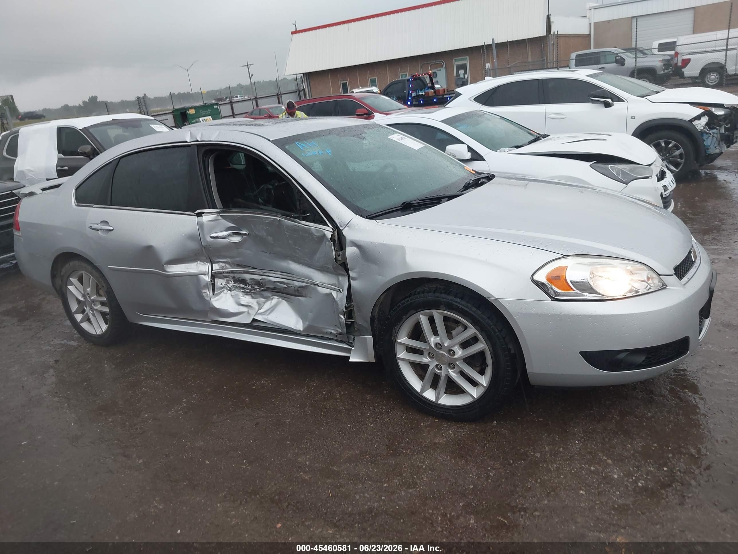 2014 Chevrolet Impala Limited Ltz Silver vin: 2G1WC5E3XE1109328