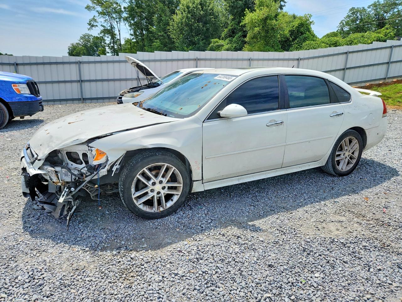 2015 Chevrolet Impala Limited Ltz White vin: 2G1WC5E3XF1113669