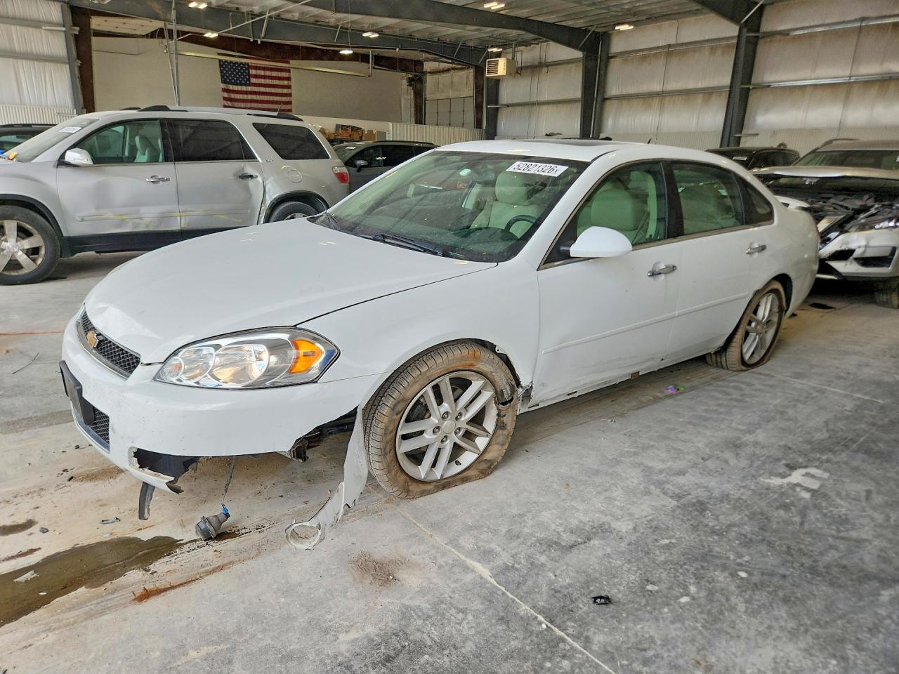 2015 Chevrolet Impala Limited Ltz White vin: 2G1WC5E3XF1163004
