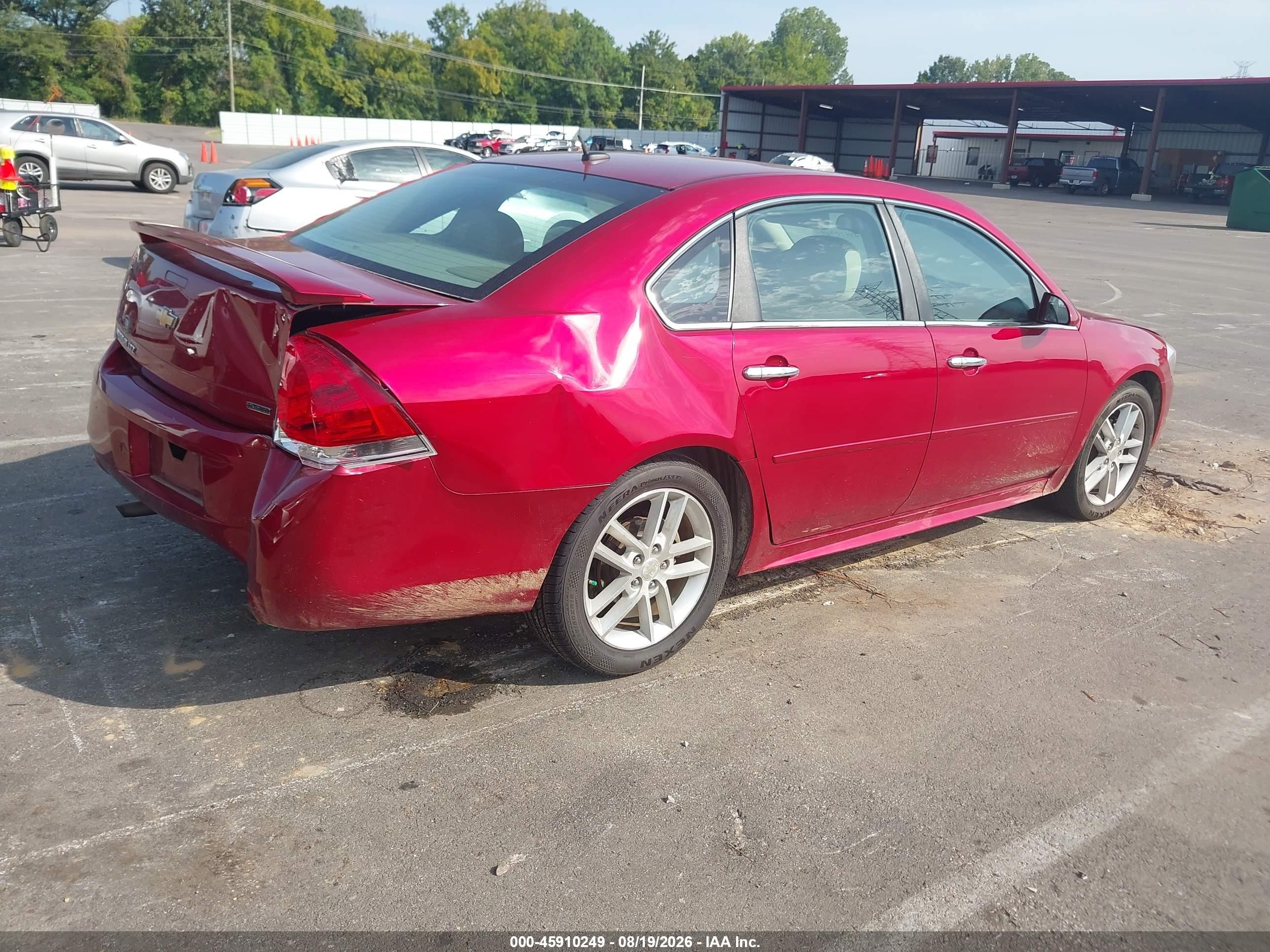 2015 Chevrolet Impala Limited Ltz Red vin: 2G1WC5E3XF1166016