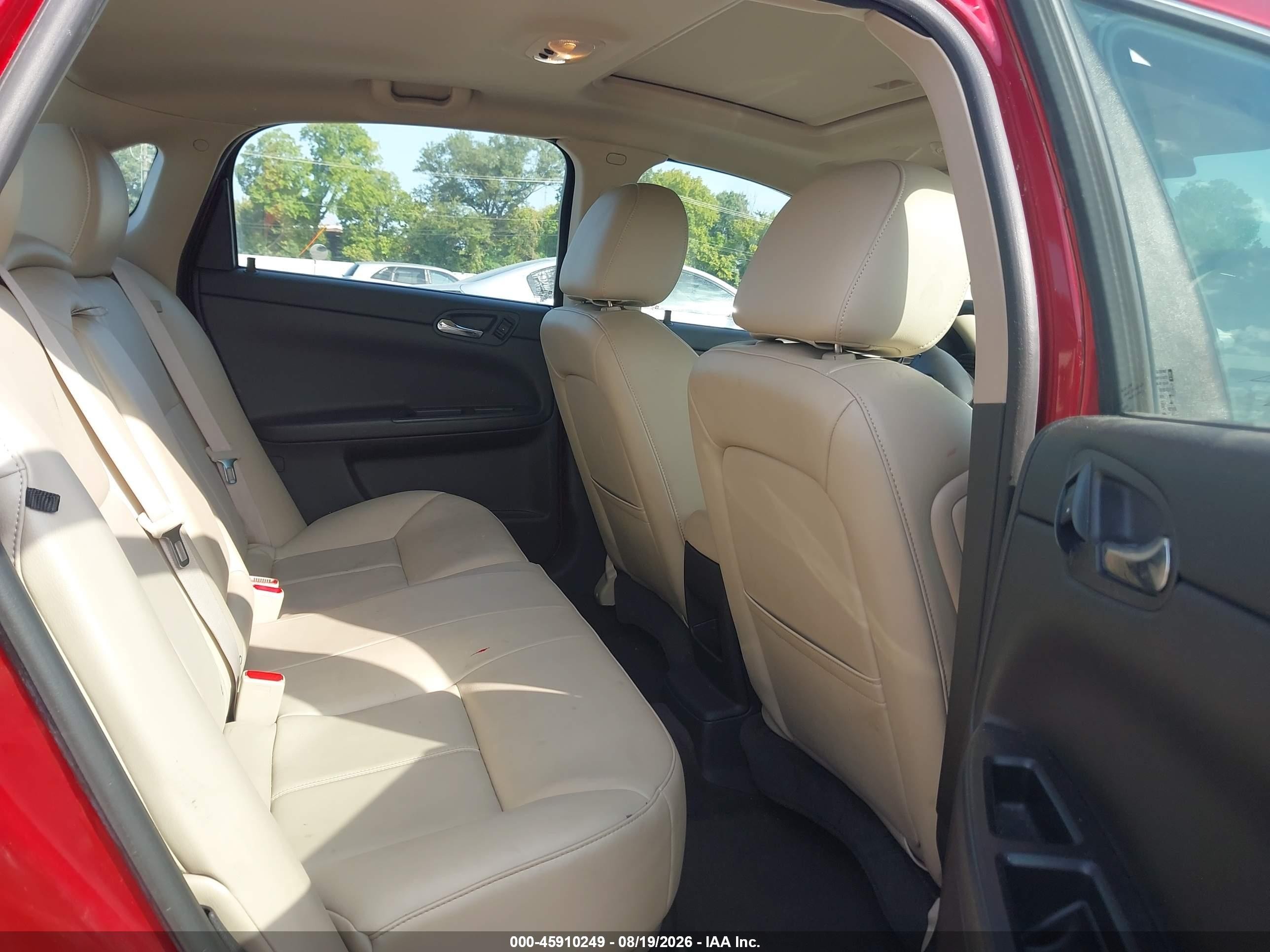 2015 Chevrolet Impala Limited Ltz Red vin: 2G1WC5E3XF1166016