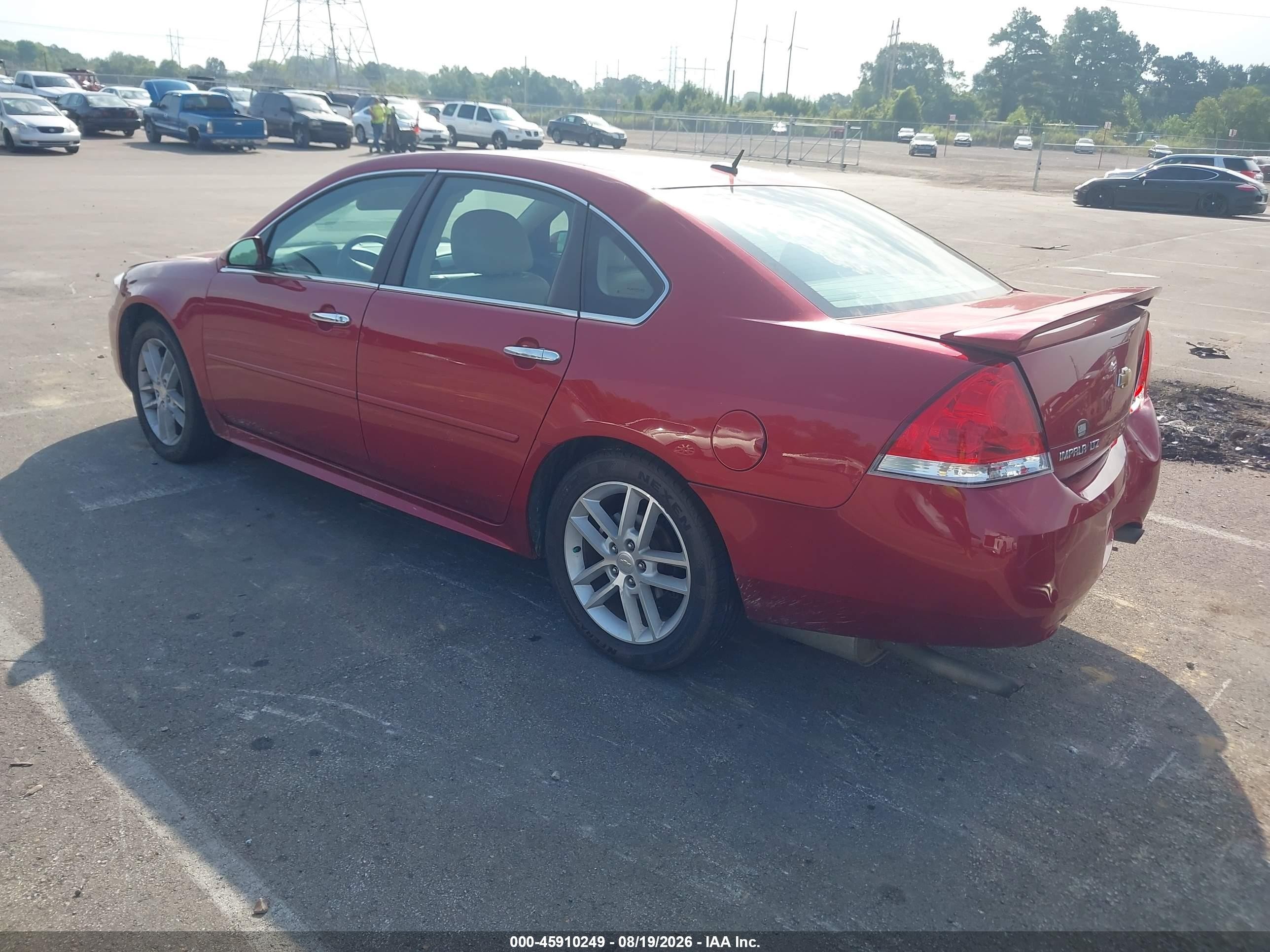 2015 Chevrolet Impala Limited Ltz Red vin: 2G1WC5E3XF1166016