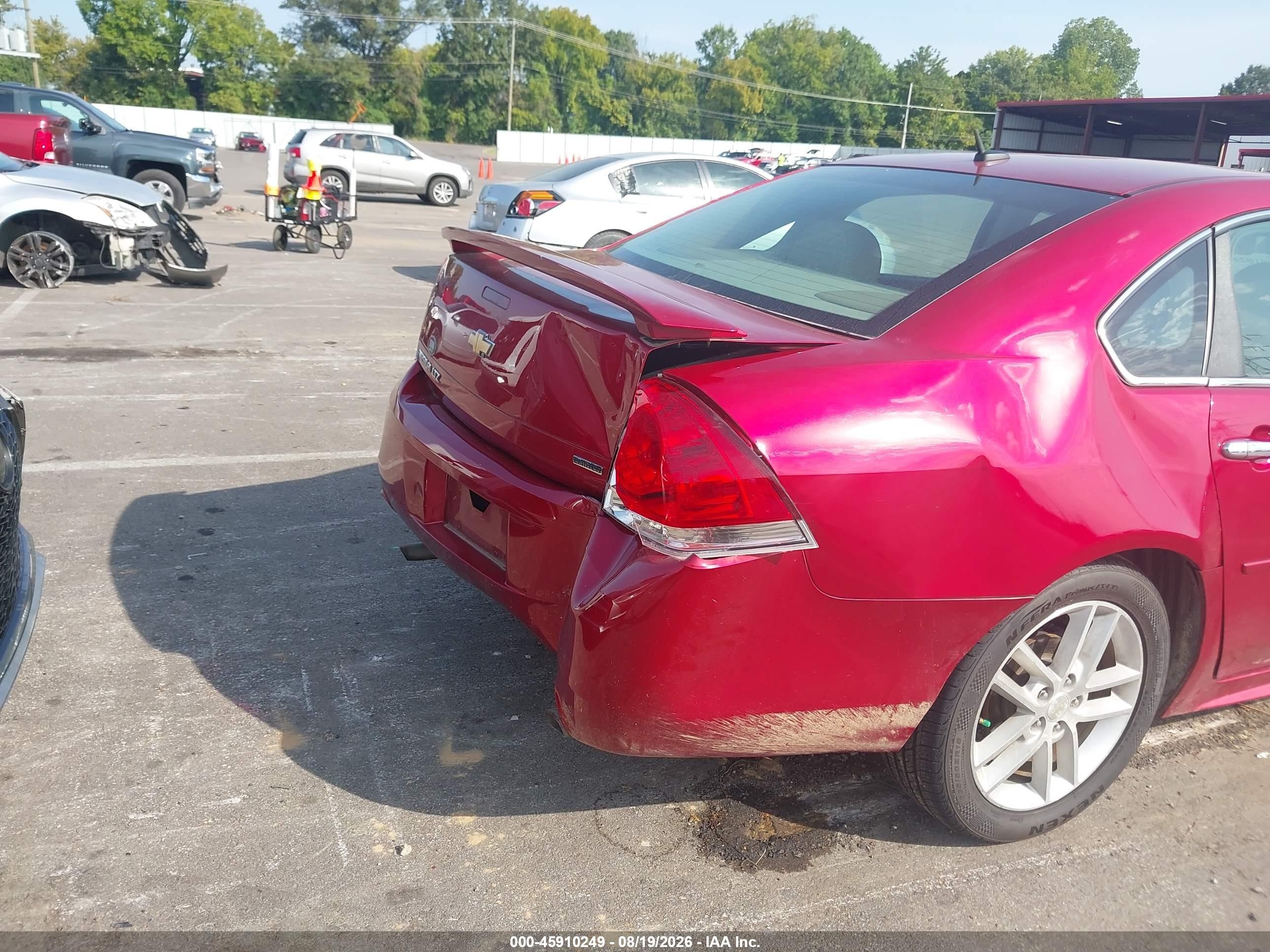 2015 Chevrolet Impala Limited Ltz Red vin: 2G1WC5E3XF1166016