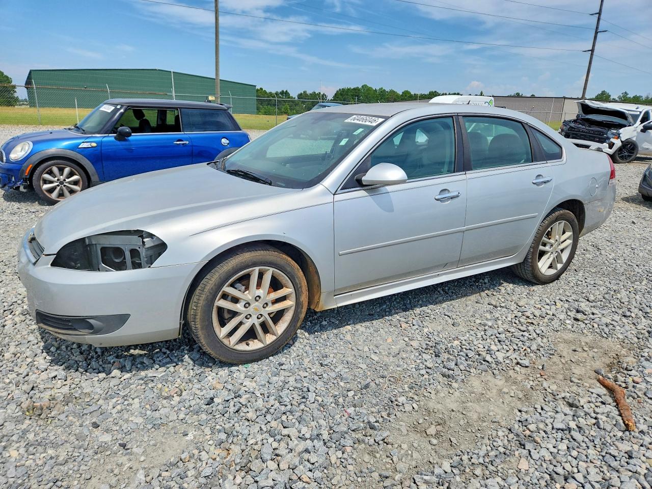 2011 Chevrolet Impala Ltz Silver vin: 2G1WC5EM0B1100089