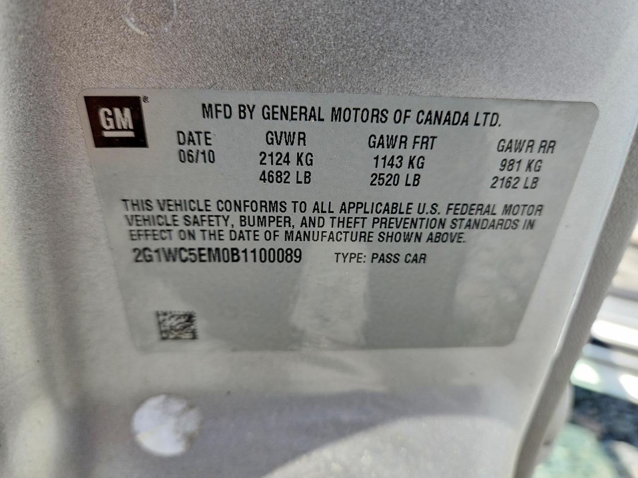 2011 Chevrolet Impala Ltz Silver vin: 2G1WC5EM0B1100089
