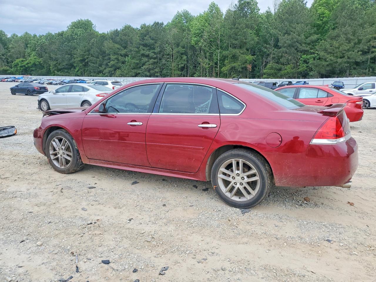 2011 Chevrolet Impala Ltz Red vin: 2G1WC5EM0B1102537