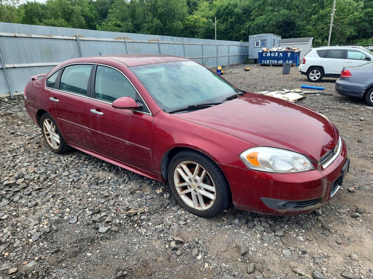 2011 Chevrolet Impala Ltz Red vin: 2G1WC5EM0B1146229