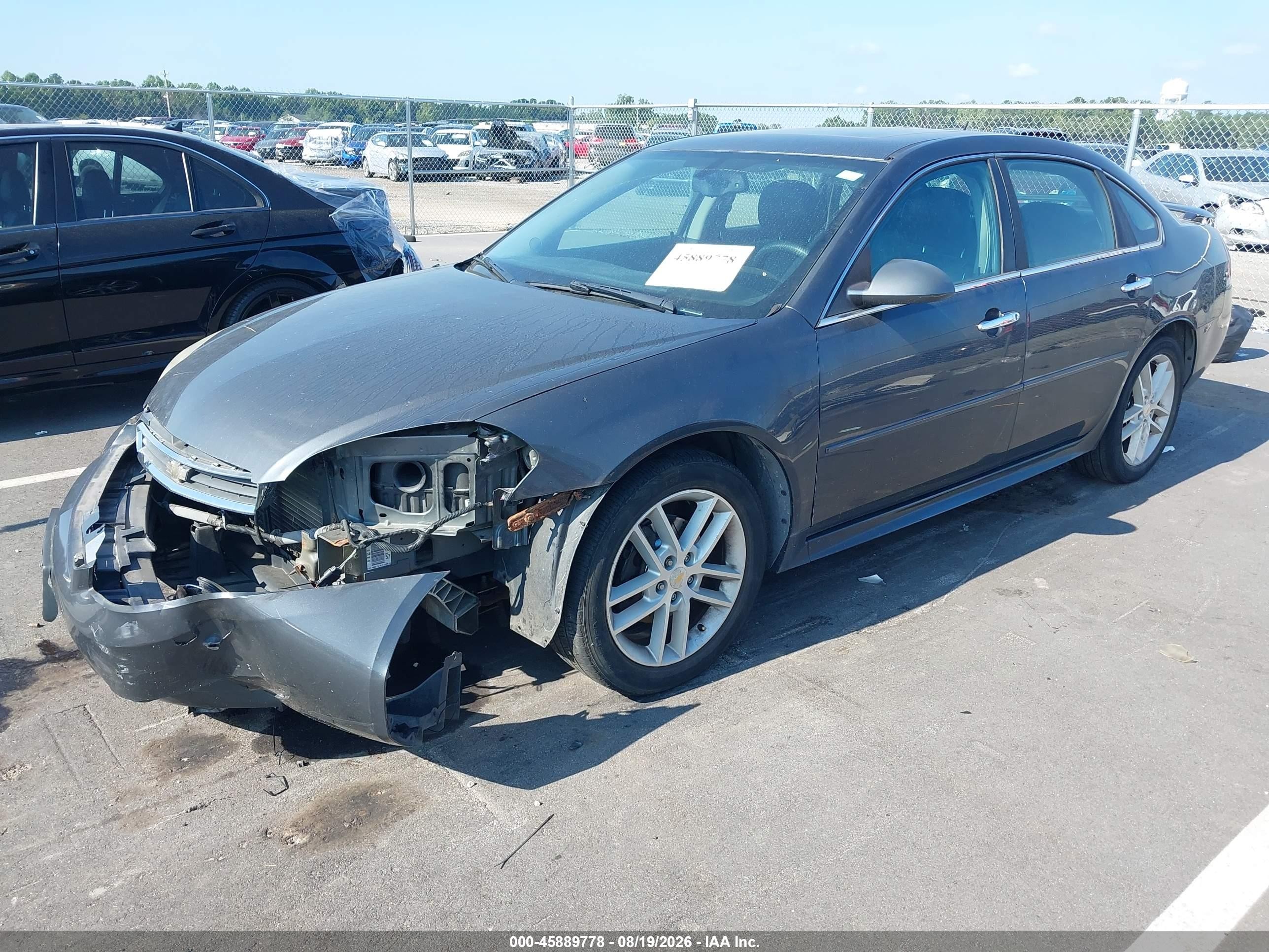 2010 Chevrolet Impala Ltz Gray vin: 2G1WC5EM2A1168991