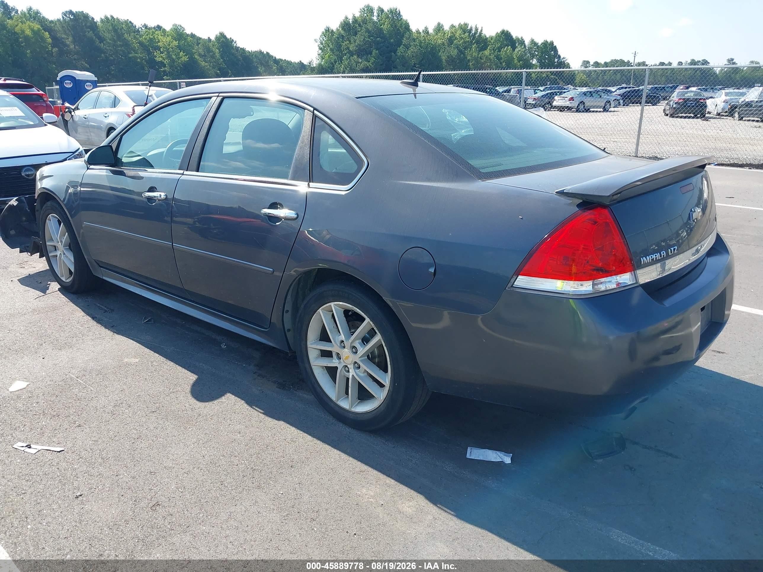 2010 Chevrolet Impala Ltz Gray vin: 2G1WC5EM2A1168991