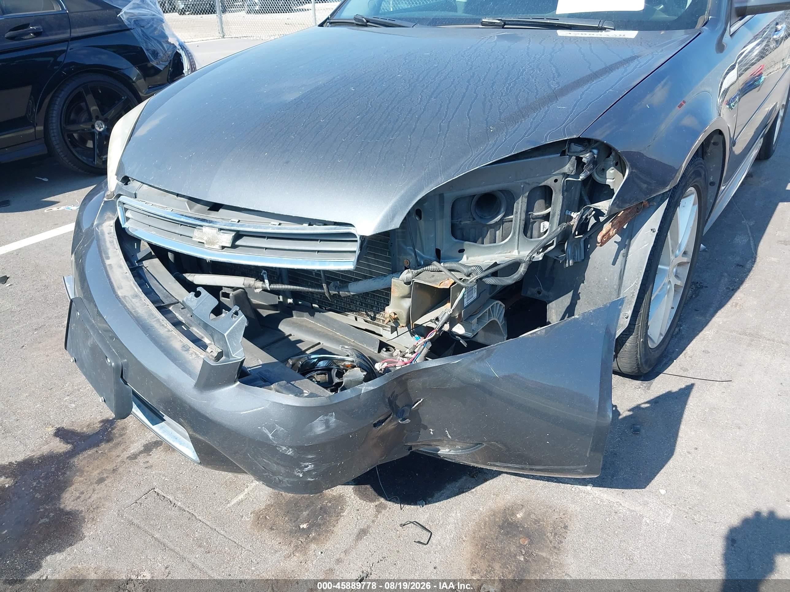 2010 Chevrolet Impala Ltz Gray vin: 2G1WC5EM2A1168991