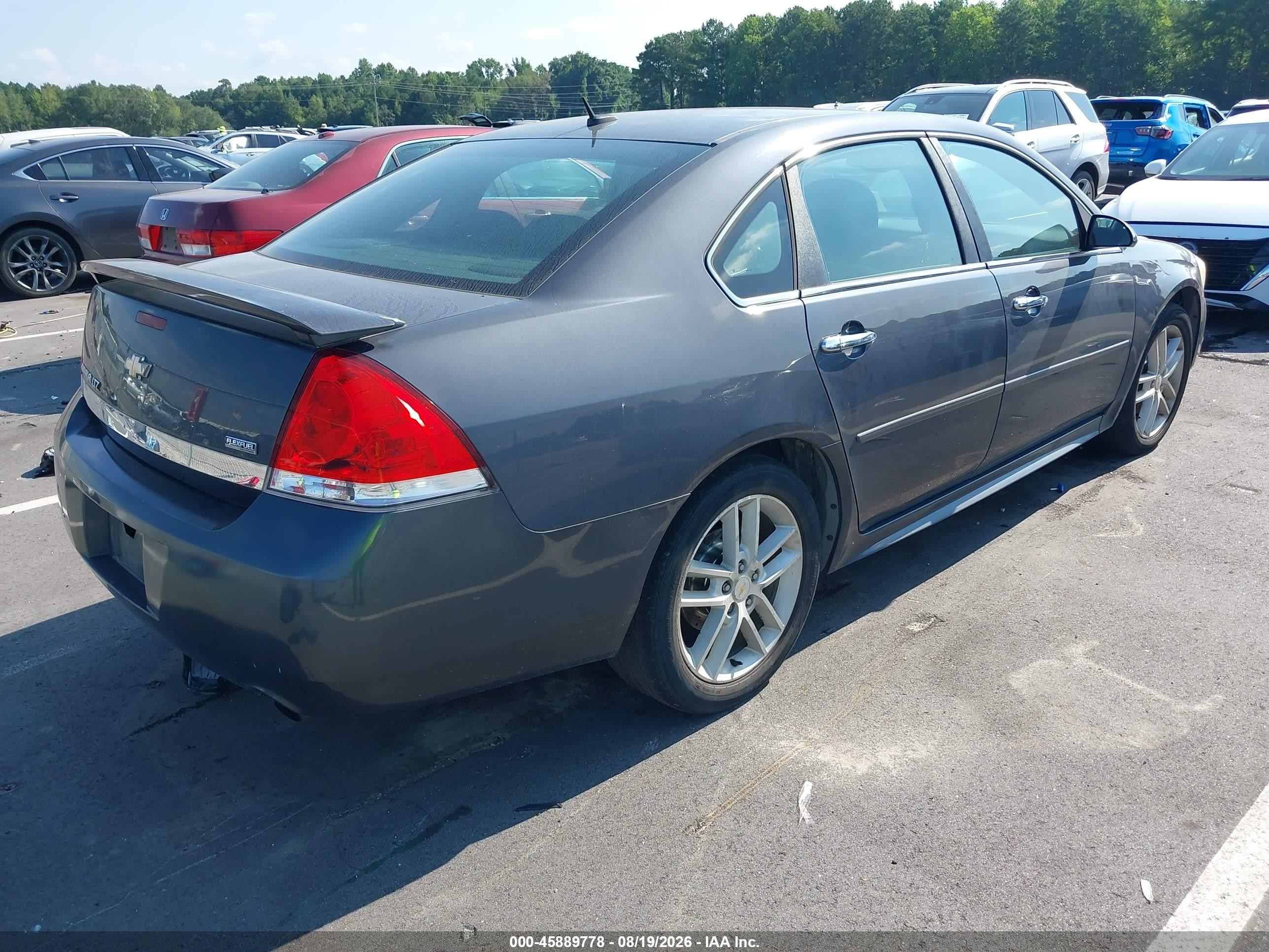 2010 Chevrolet Impala Ltz Gray vin: 2G1WC5EM2A1168991