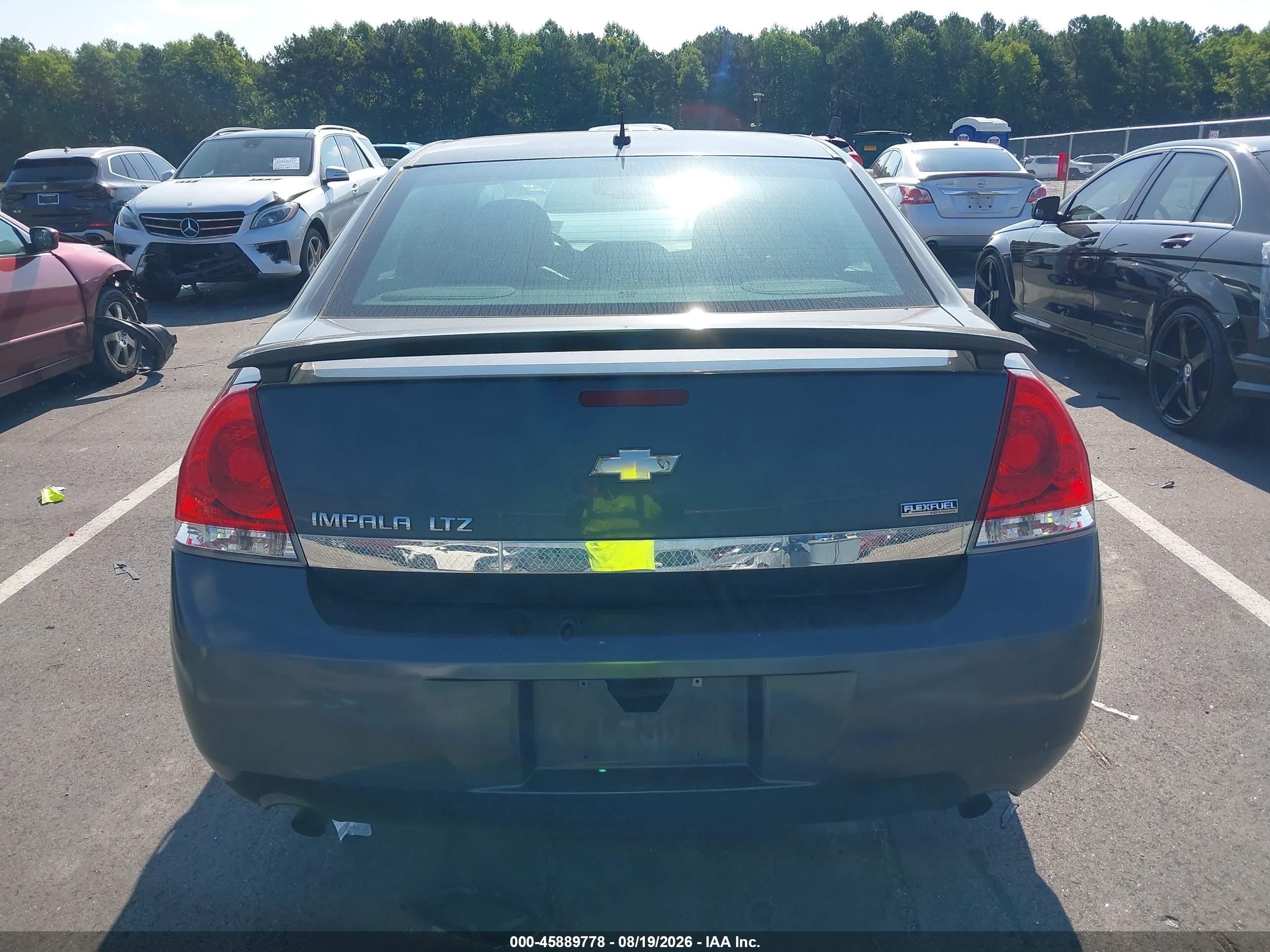 2010 Chevrolet Impala Ltz Gray vin: 2G1WC5EM2A1168991